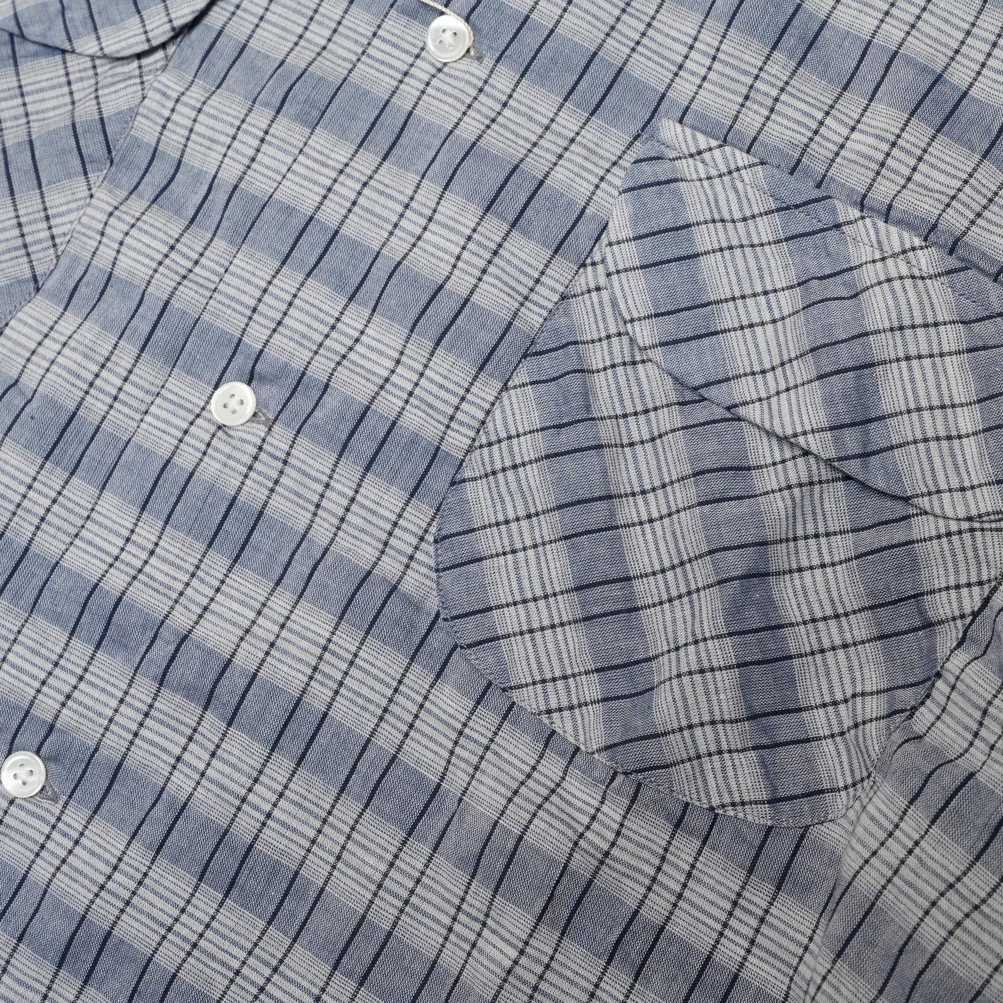 CAMP COLLAR SHIRT *BLUE CHECK | Petite Regular/Regular/Tall | HOMESICK MIX SERIES【CITYLIGHTS PRODUCTS_シティライツプロダクツ】【archive】