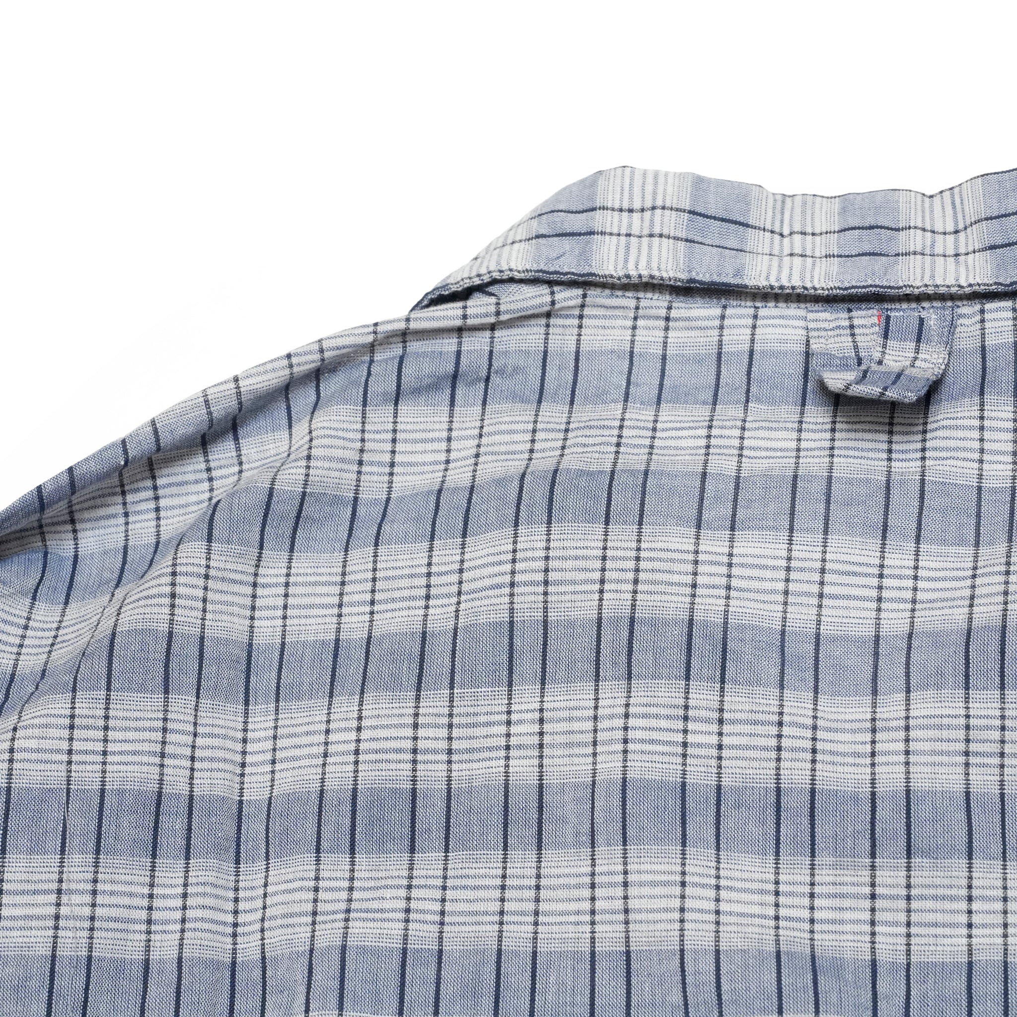 CAMP COLLAR SHIRT *BLUE CHECK | Petite Regular/Regular/Tall | HOMESICK MIX SERIES【CITYLIGHTS PRODUCTS_シティライツプロダクツ】【archive】