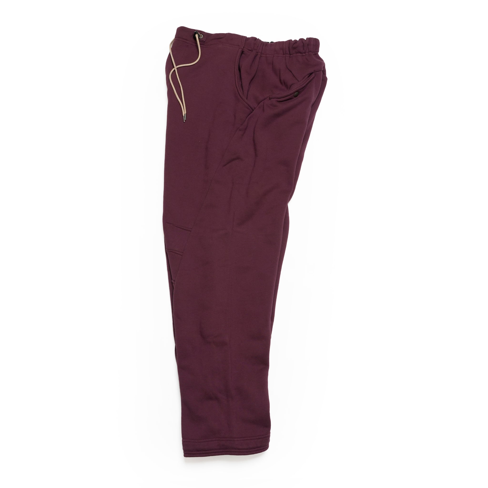 DRAPING SWEAT PANTS | Color_02-Burgundy | No_p0773305_02-burgundy【NASNGWAM_ナスングワム】