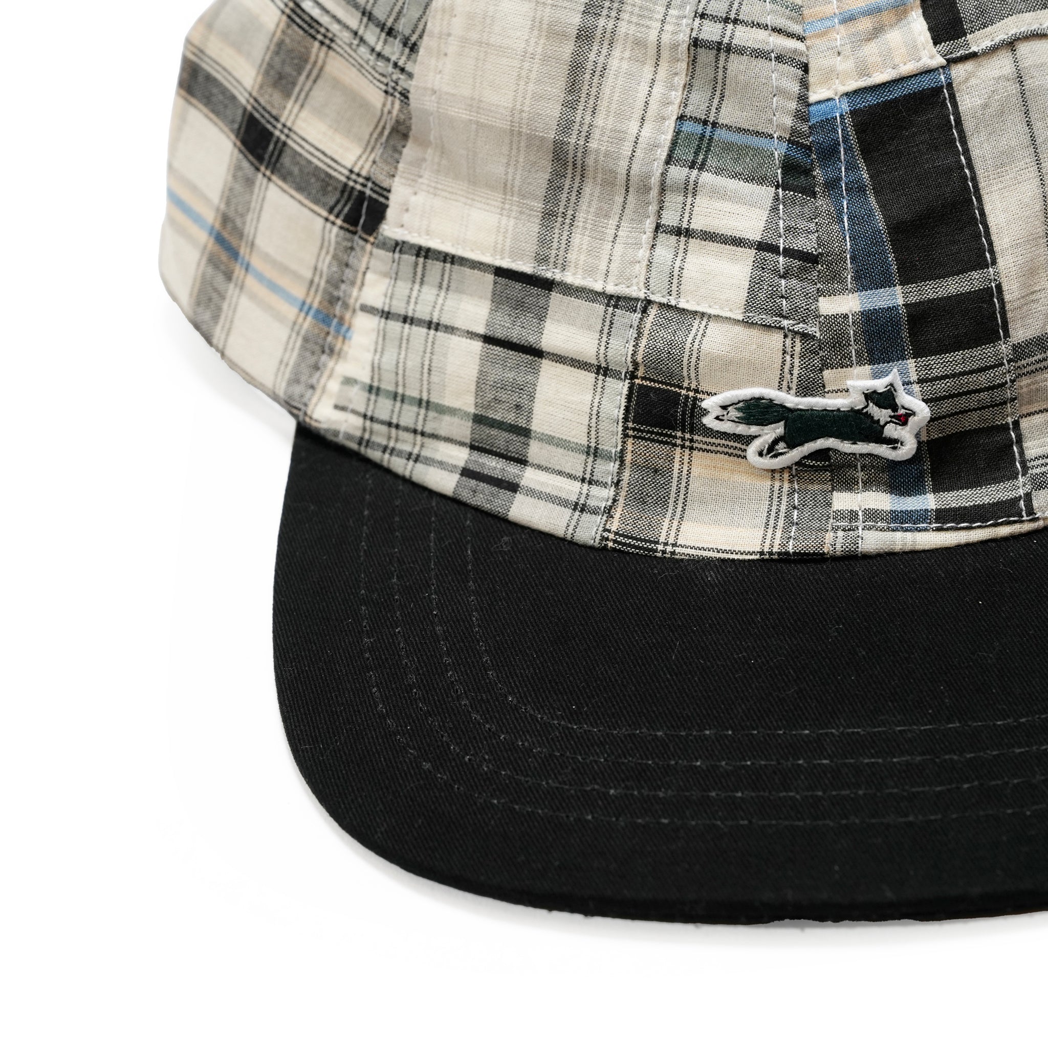 pn25s009_White | 90s patch work BB cap | Color:White【PENNYS_ぺニーズ】