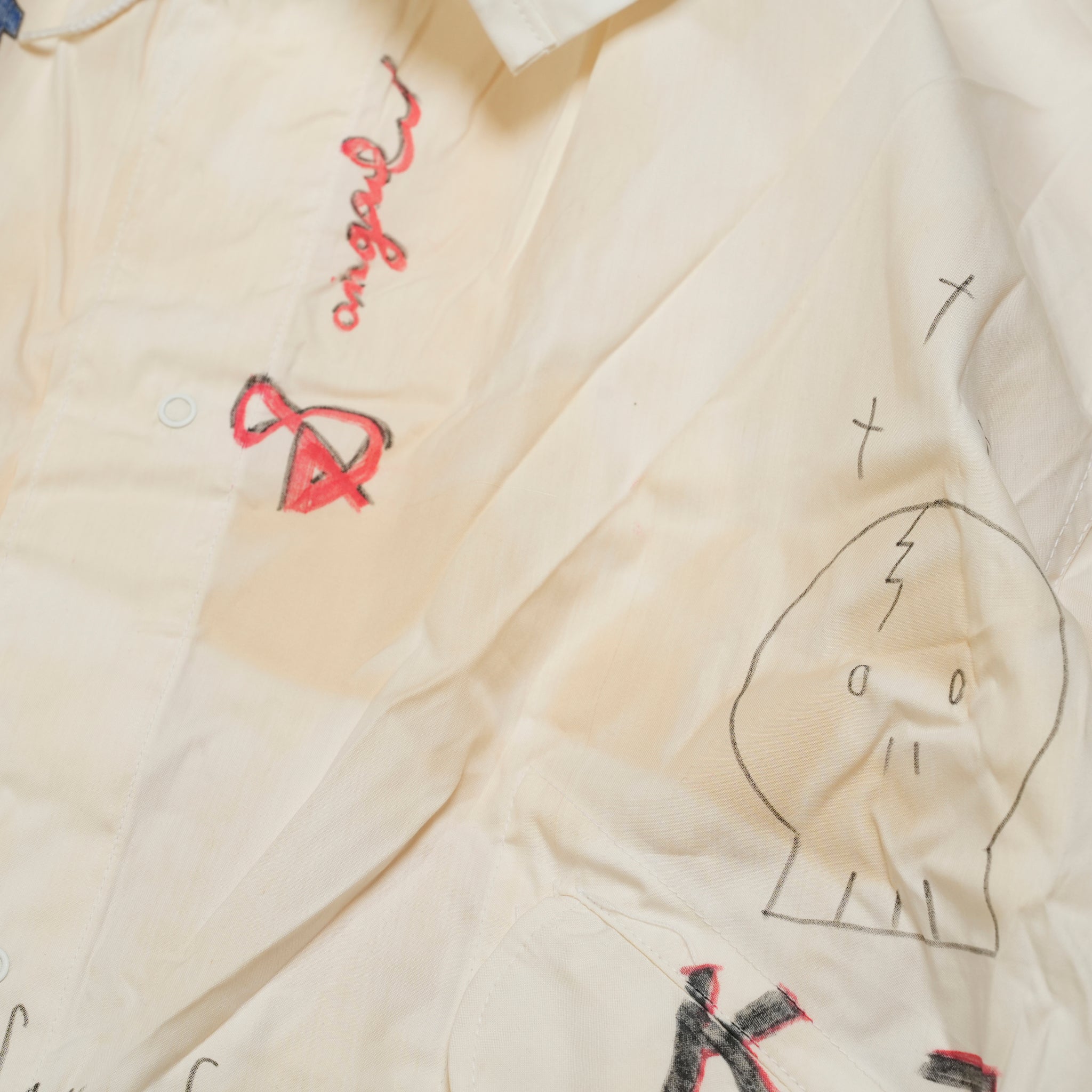 tl25s005_White | memorial snow parker | Color:White【THRIFTY LOOK_スリフティールック】