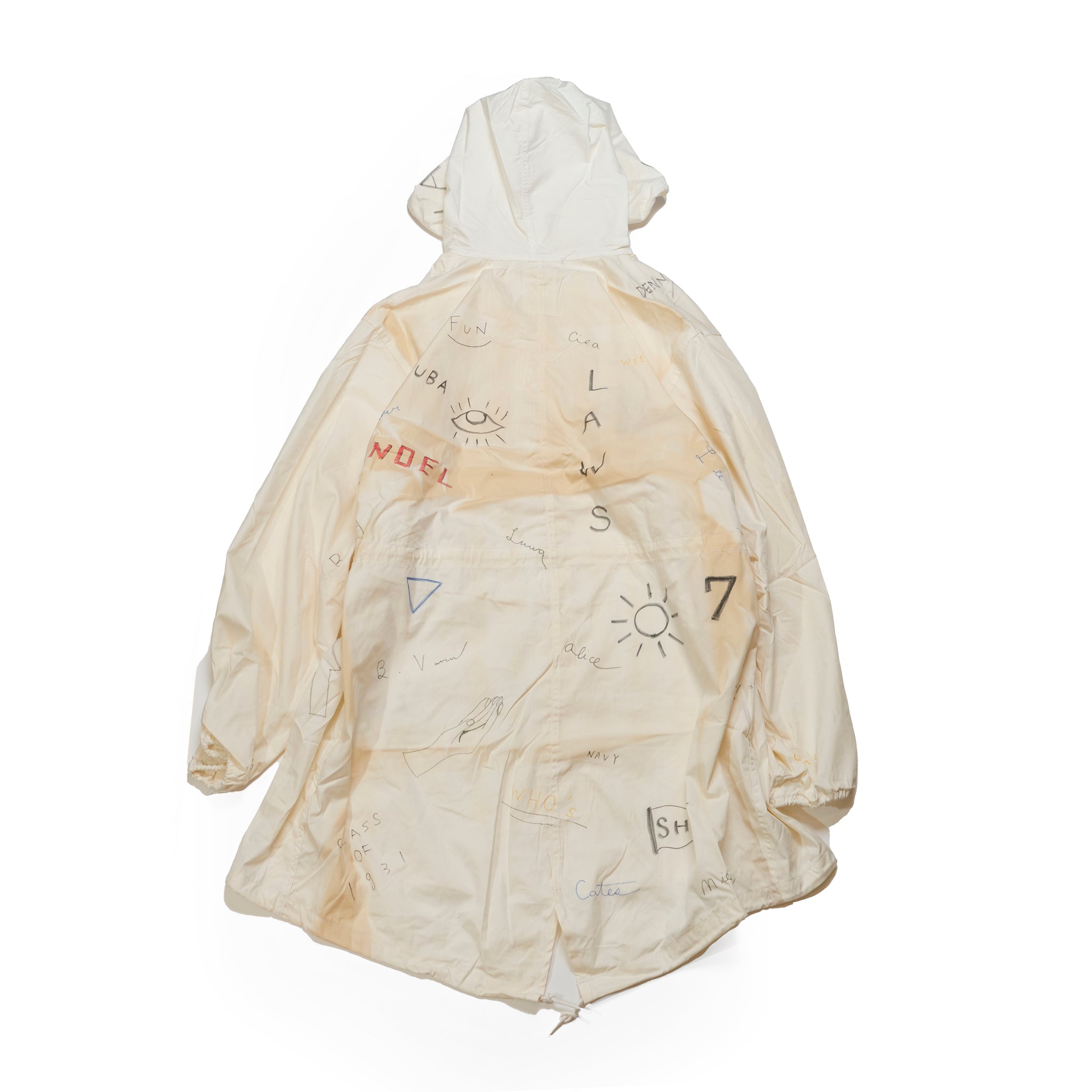 tl25s005_White | memorial snow parker | Color:White【THRIFTY LOOK_スリフティールック】