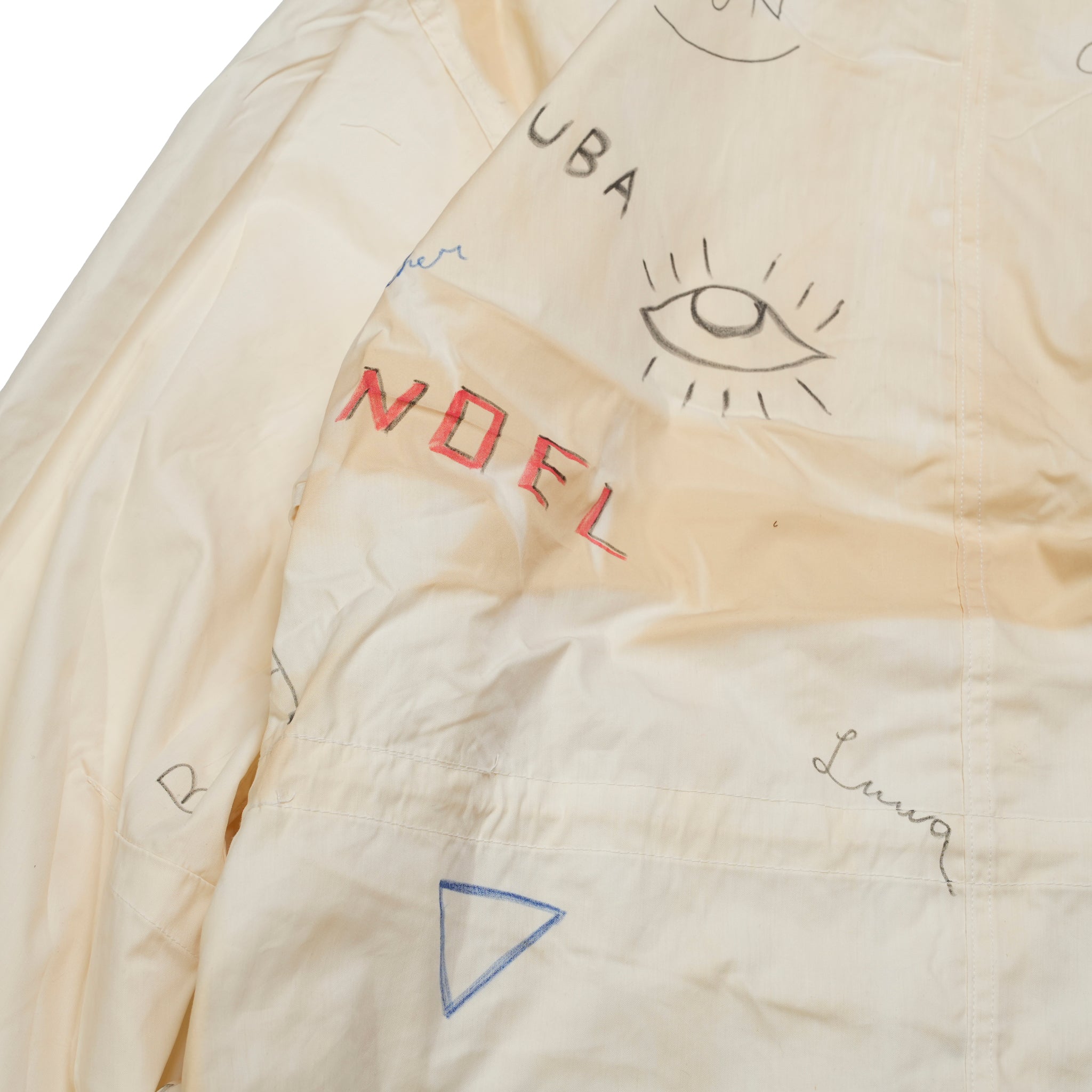 tl25s005_White | memorial snow parker | Color:White【THRIFTY LOOK_スリフティールック】