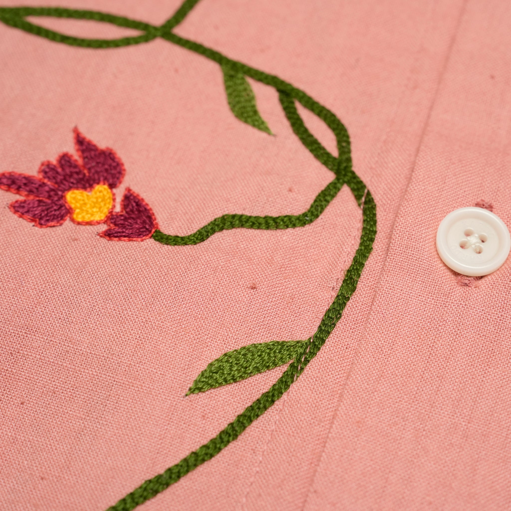 RONEN_Embroidery Emb19 Coral | | Color:Embroidery Emb19 Coral【KARDO_カルド】【archive】