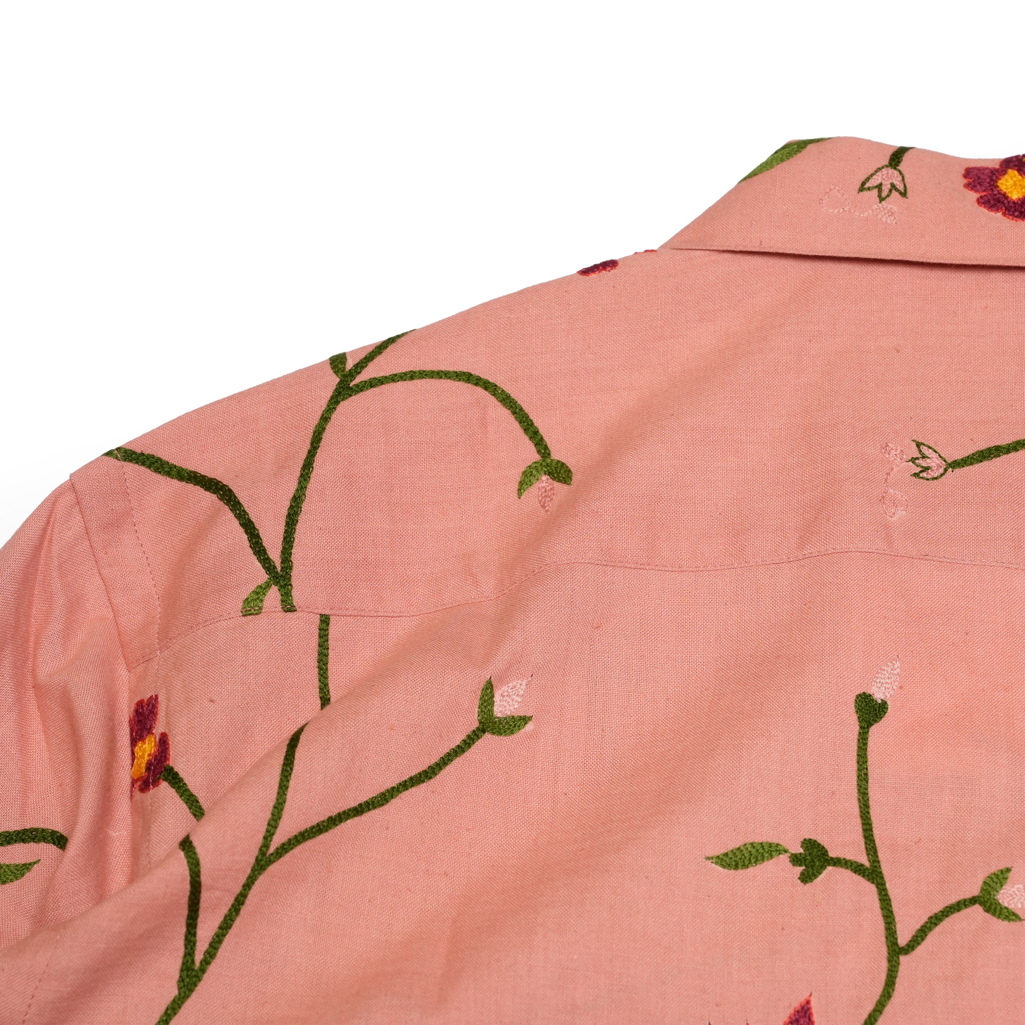 RONEN_Embroidery Emb19 Coral | | Color:Embroidery Emb19 Coral【KARDO_カルド】
