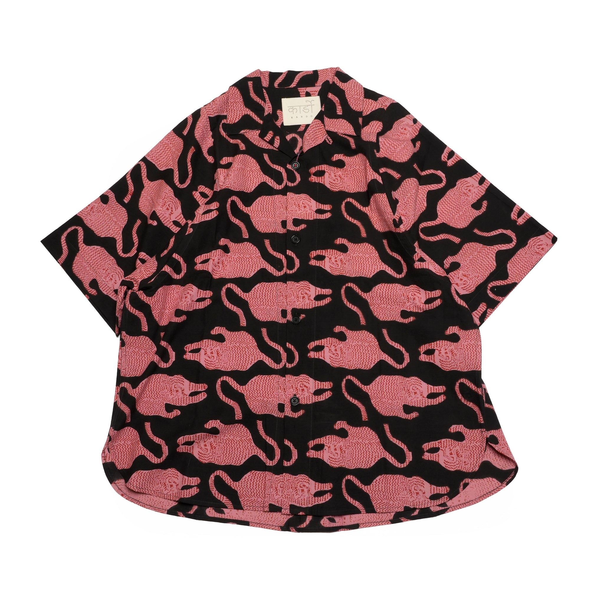 YUSUKE_Block Print Bp69 Coral | | Color:Block Print Bp69 Coral【KARDO_カルド】【archive】