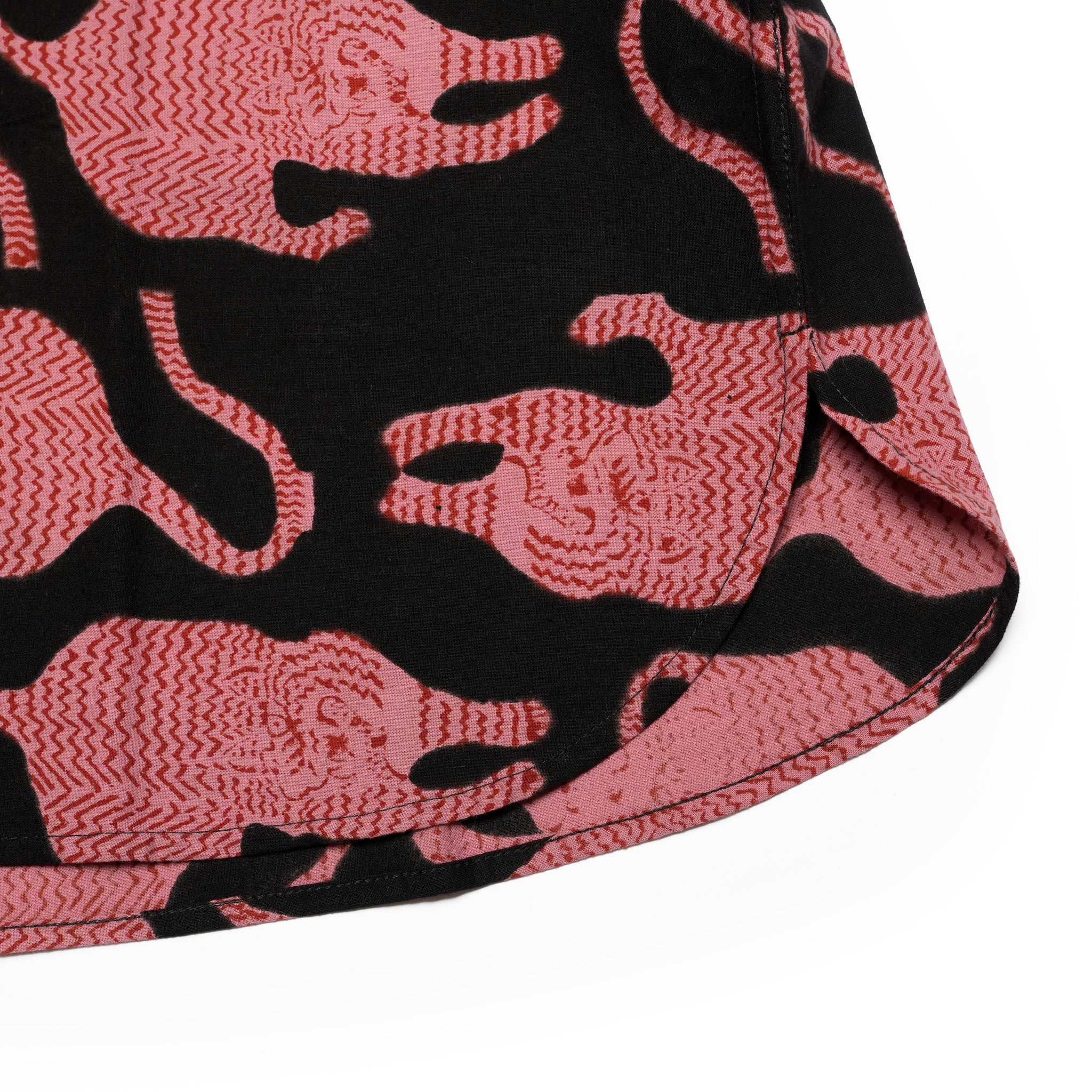 YUSUKE_Block Print Bp69 Coral | | Color:Block Print Bp69 Coral【KARDO_カルド】【archive】