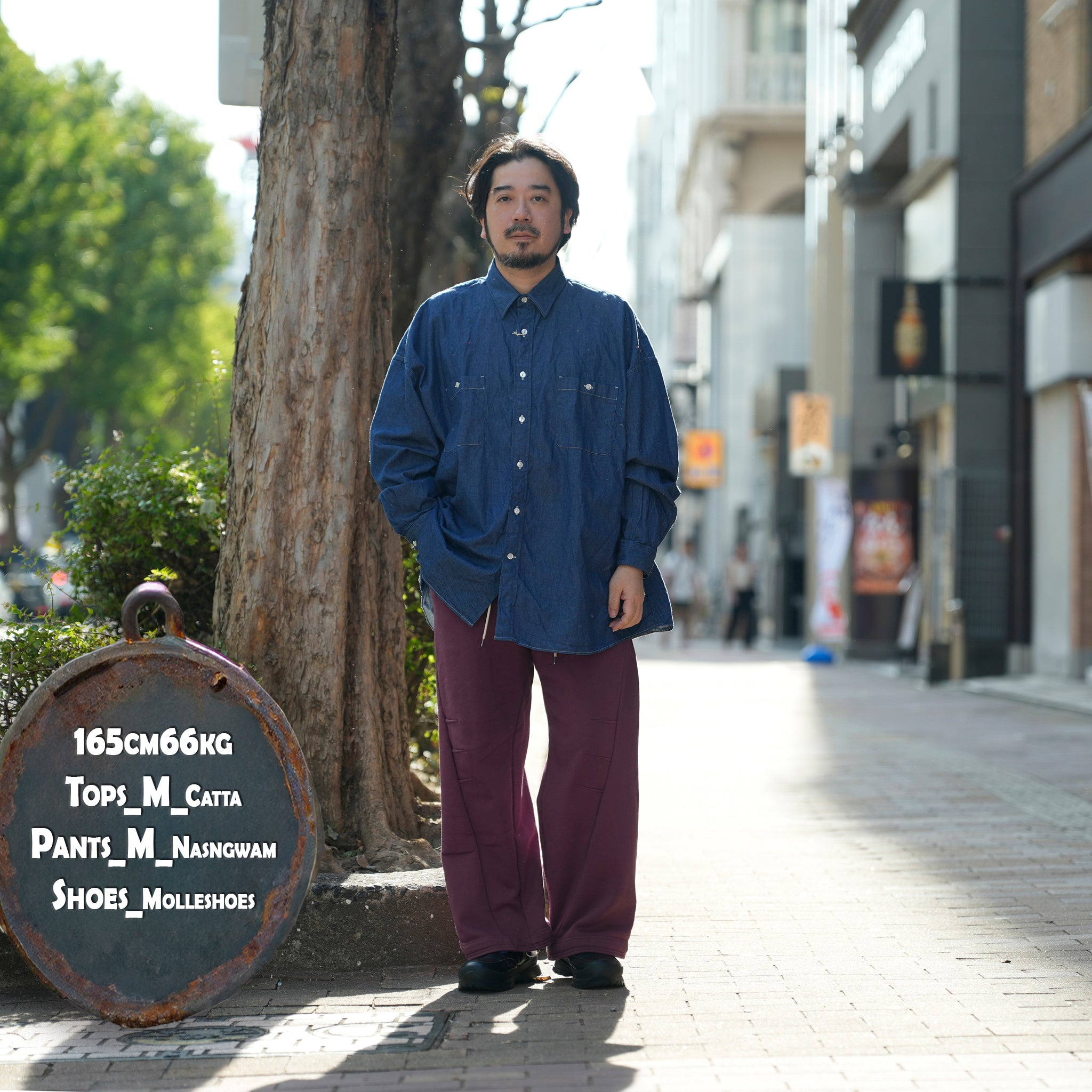DRAPING SWEAT PANTS | Color_02-Burgundy | No_p0773305_02-burgundy【NASNGWAM_ナスングワム】