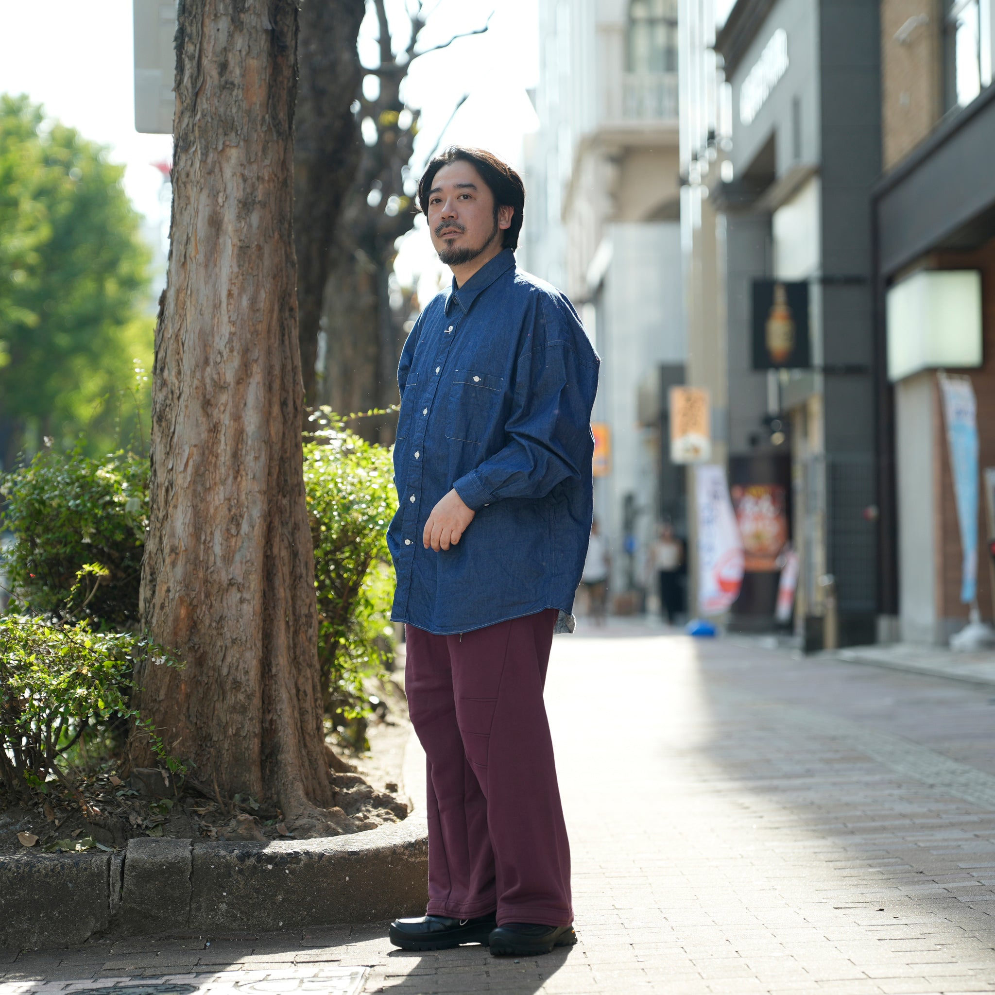 DRAPING SWEAT PANTS | Color_02-Burgundy | No_p0773305_02-burgundy【NASNGWAM_ナスングワム】