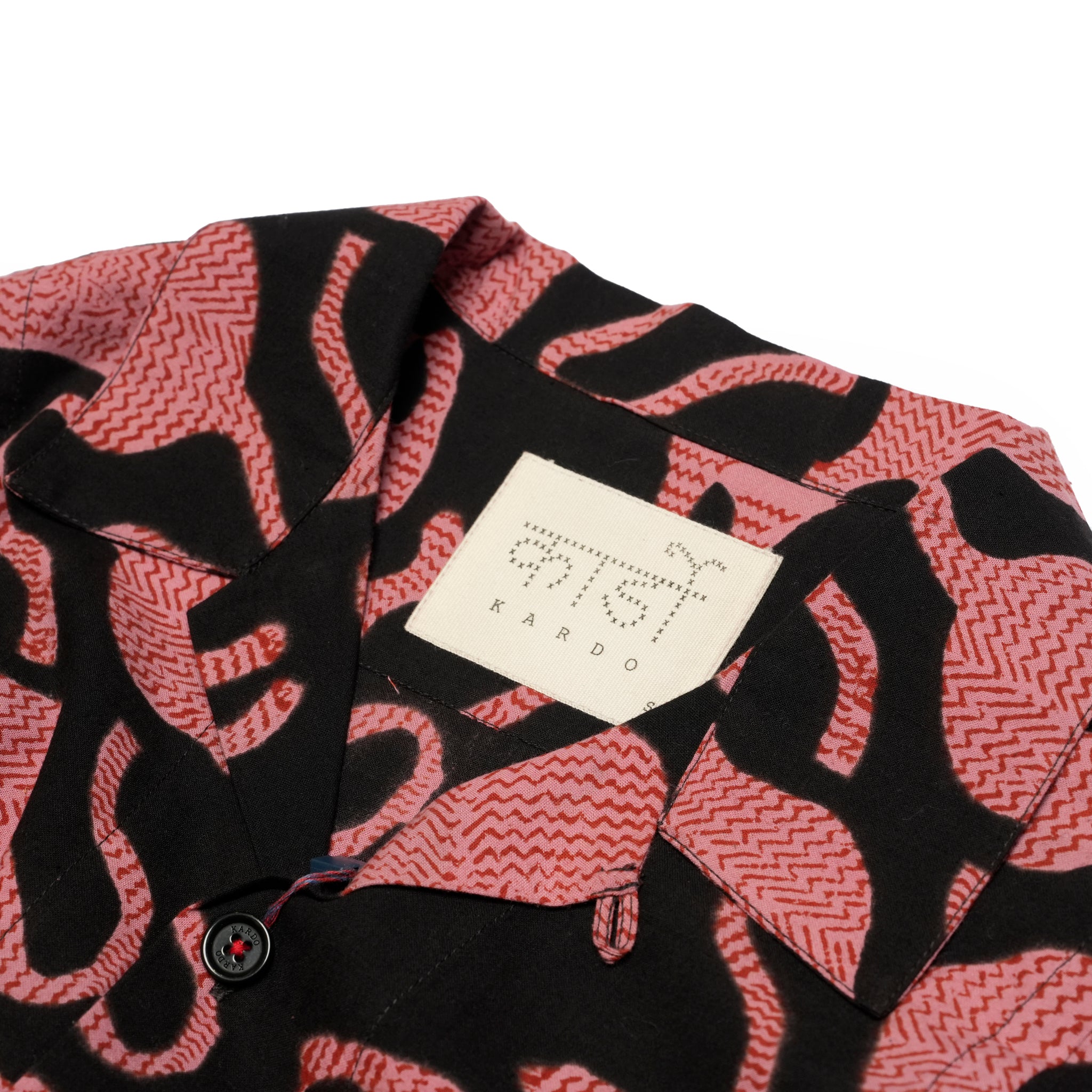 YUSUKE_Block Print Bp69 Coral | | Color:Block Print Bp69 Coral【KARDO_カルド】【archive】