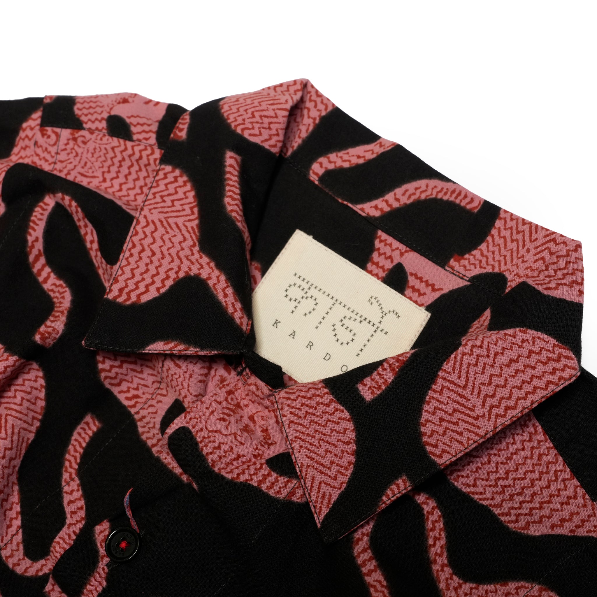 YUSUKE_Block Print Bp69 Coral | | Color:Block Print Bp69 Coral【KARDO_カルド】【archive】