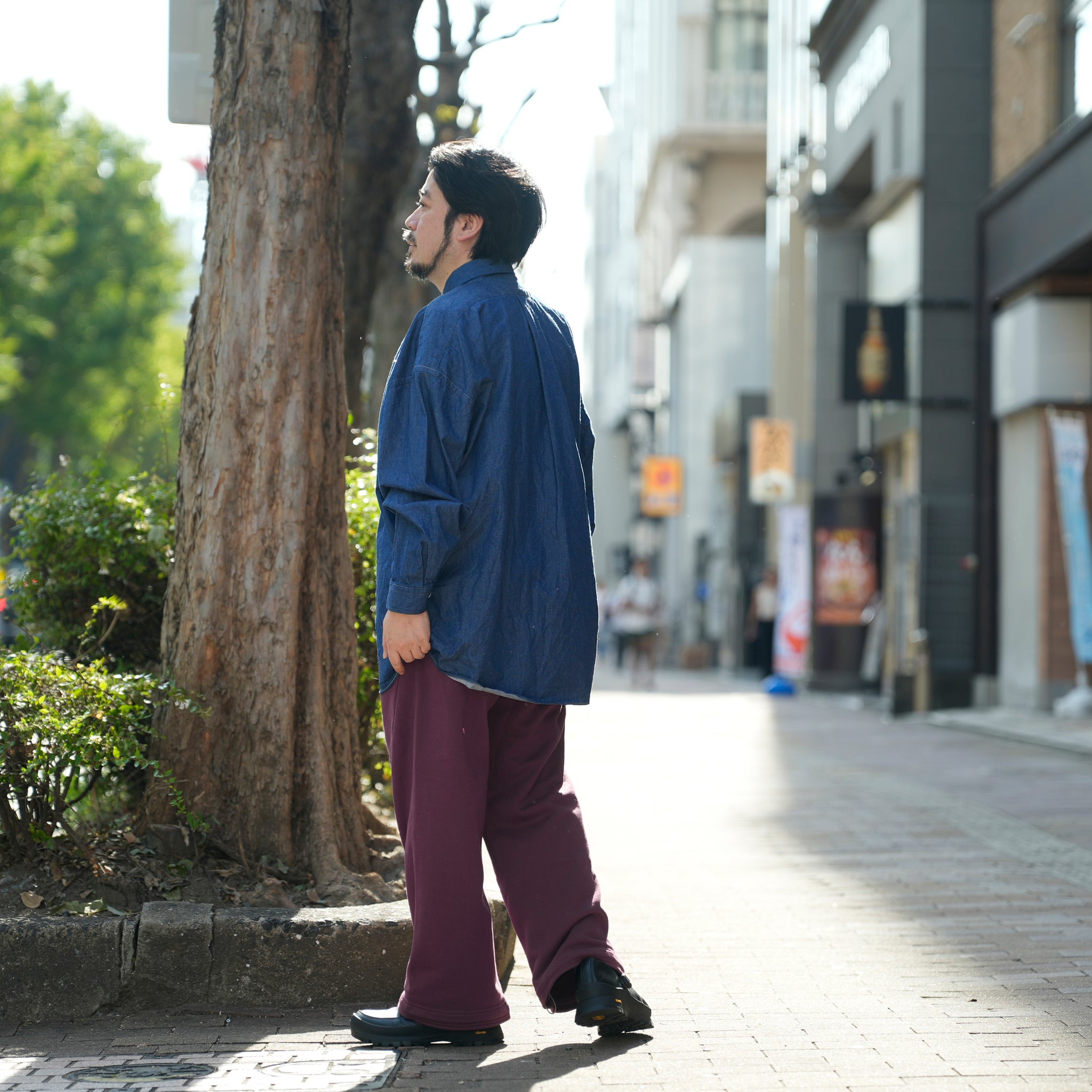 DRAPING SWEAT PANTS | Color_02-Burgundy | No_p0773305_02-burgundy【NASNGWAM_ナスングワム】