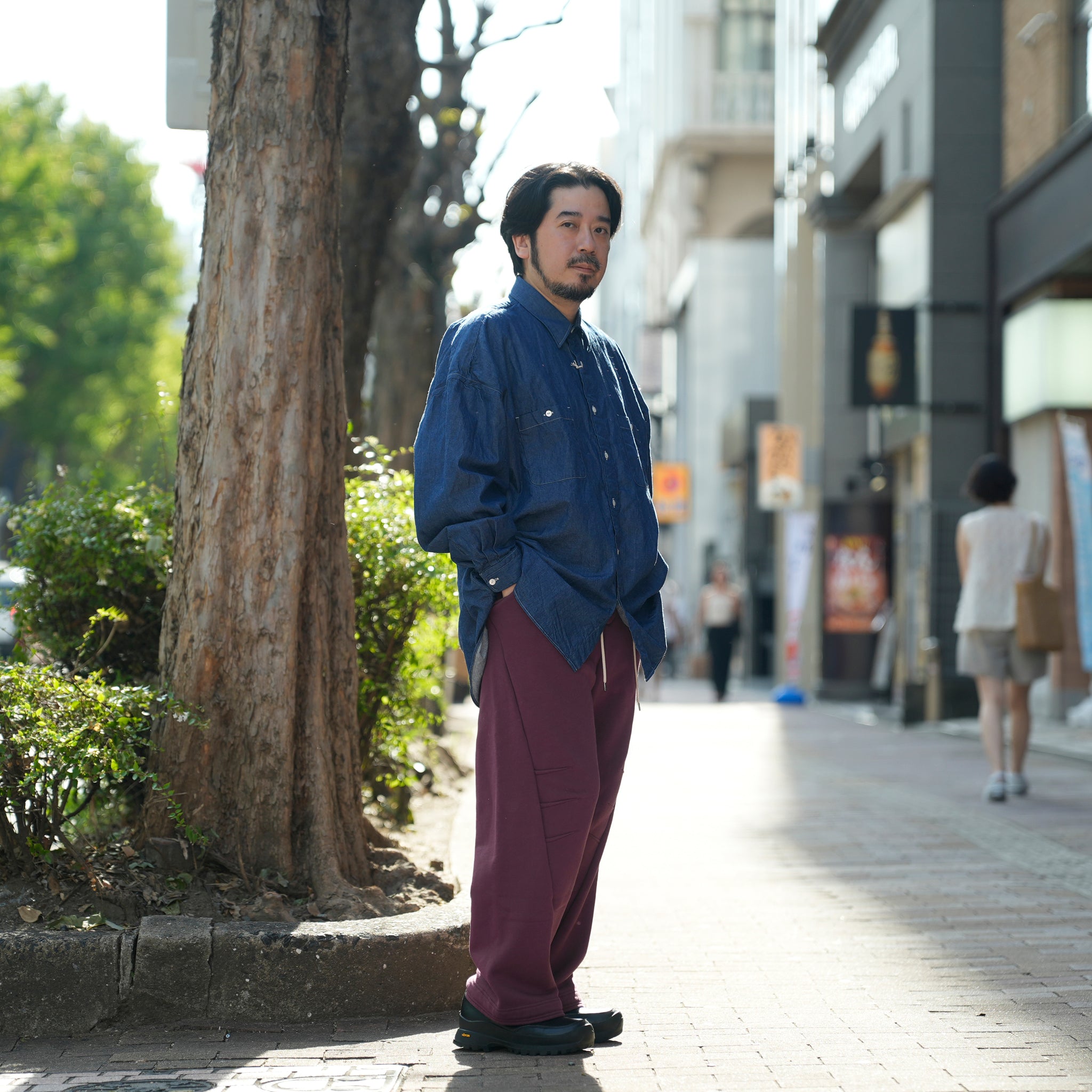 DRAPING SWEAT PANTS | Color_02-Burgundy | No_p0773305_02-burgundy【NASNGWAM_ナスングワム】