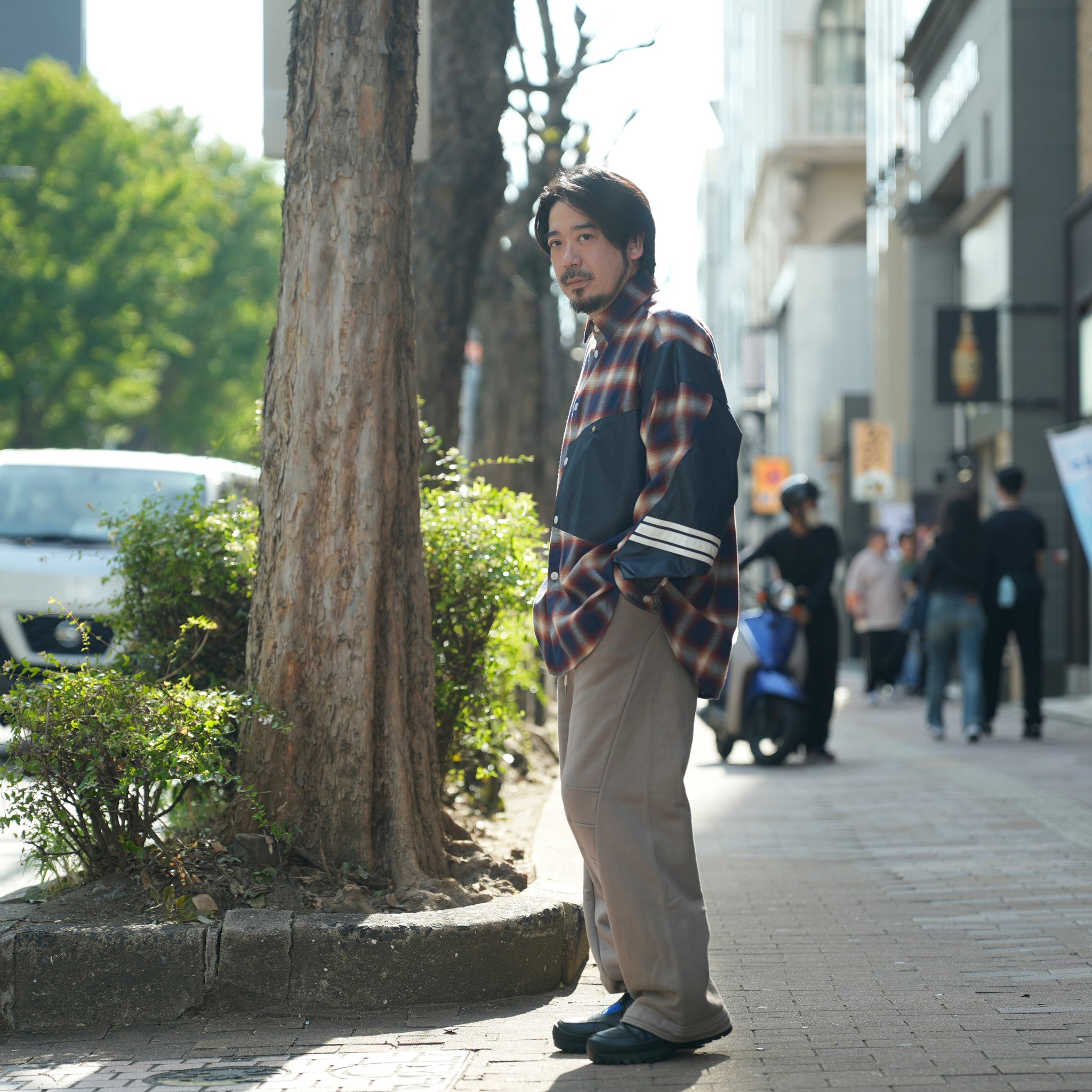 DRAPING SWEAT PANTS | Color_01-Lt.Olive | No_p0773305_01-lt.olive【NASNGWAM_ナスングワム】