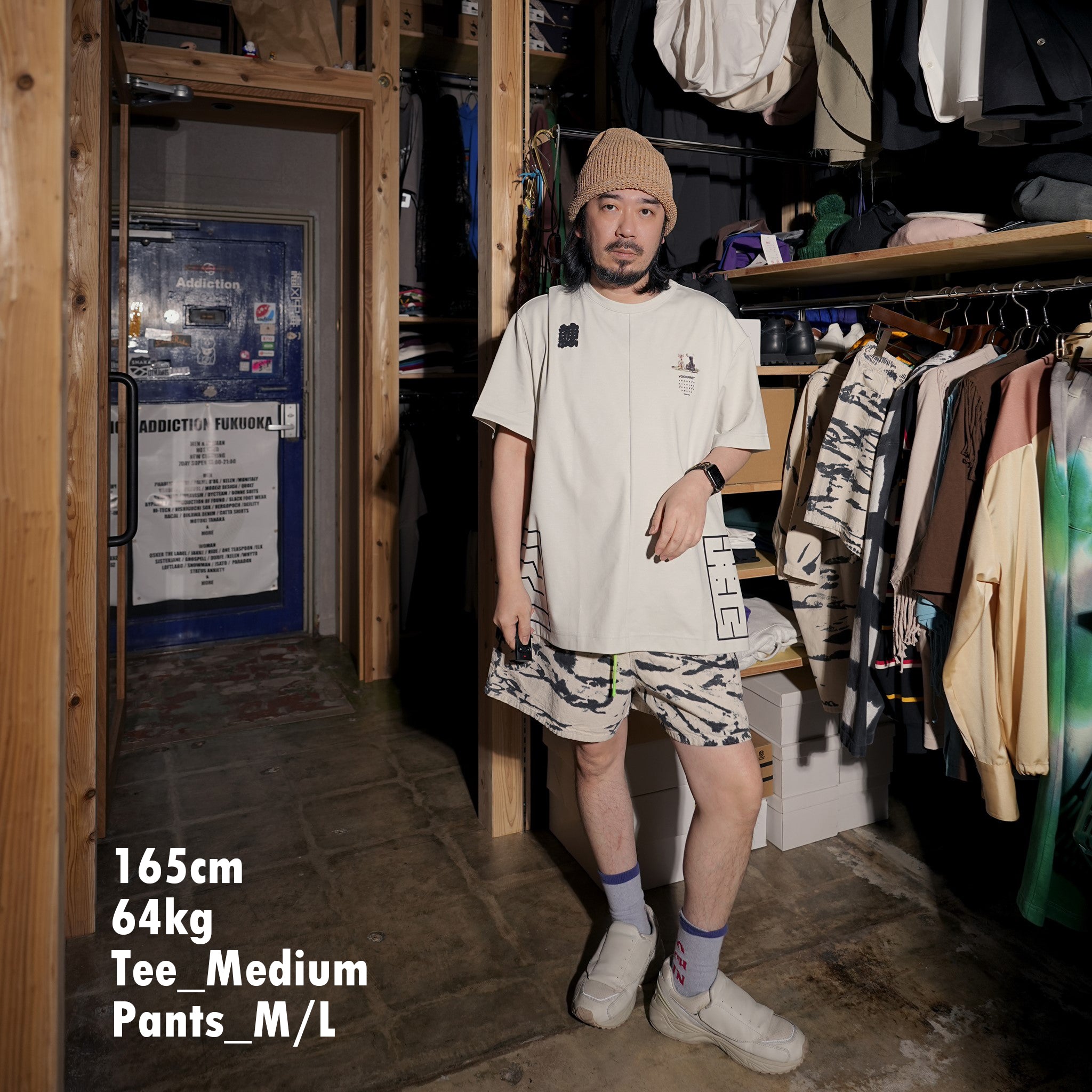 SF24SS-15A | Happi Tee | Color:Ivory【STOF_ストフ】【archive】