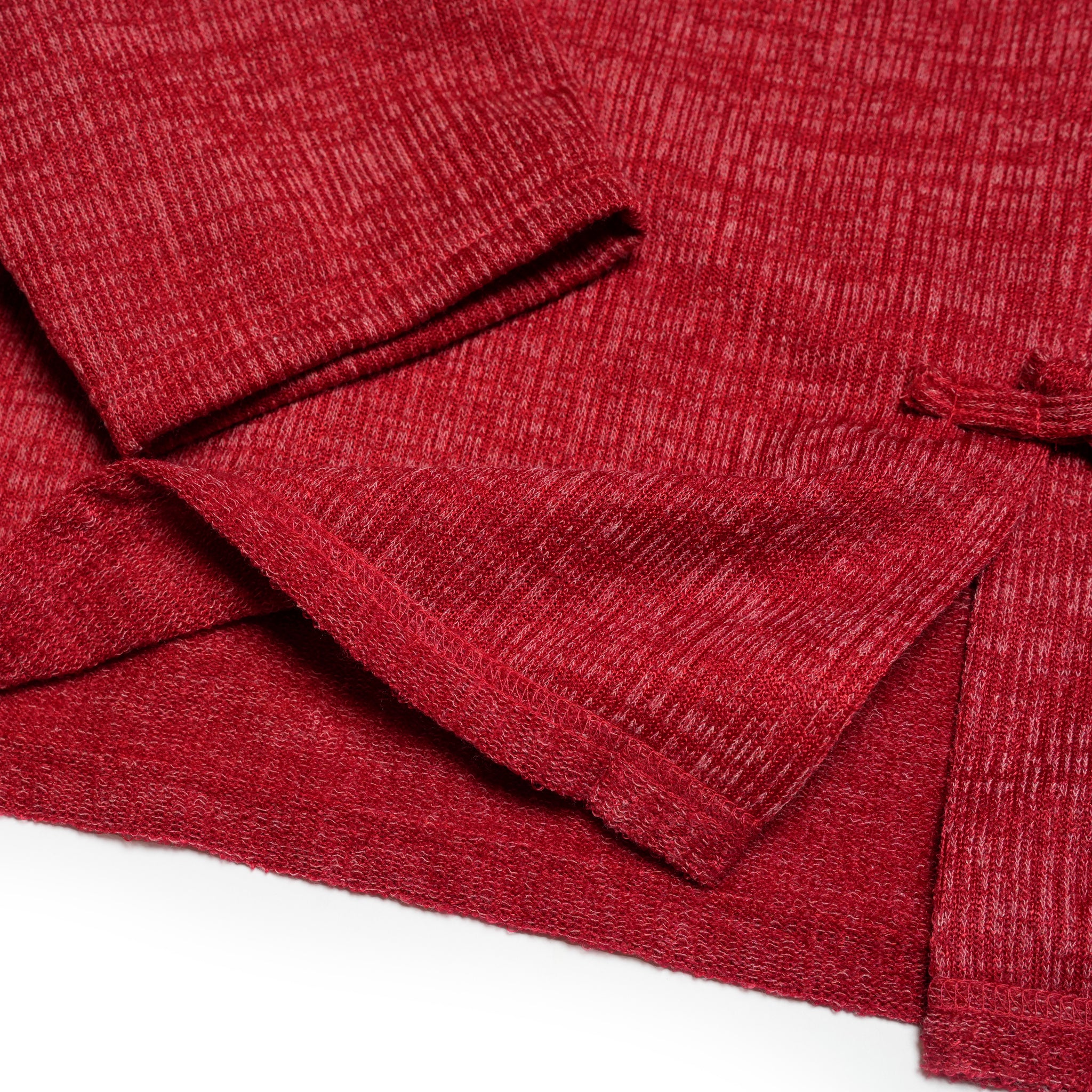 efmm-18_Red | China Knit Shirts | Color:Red【EFFECTEN_エフェクテン】【archive】