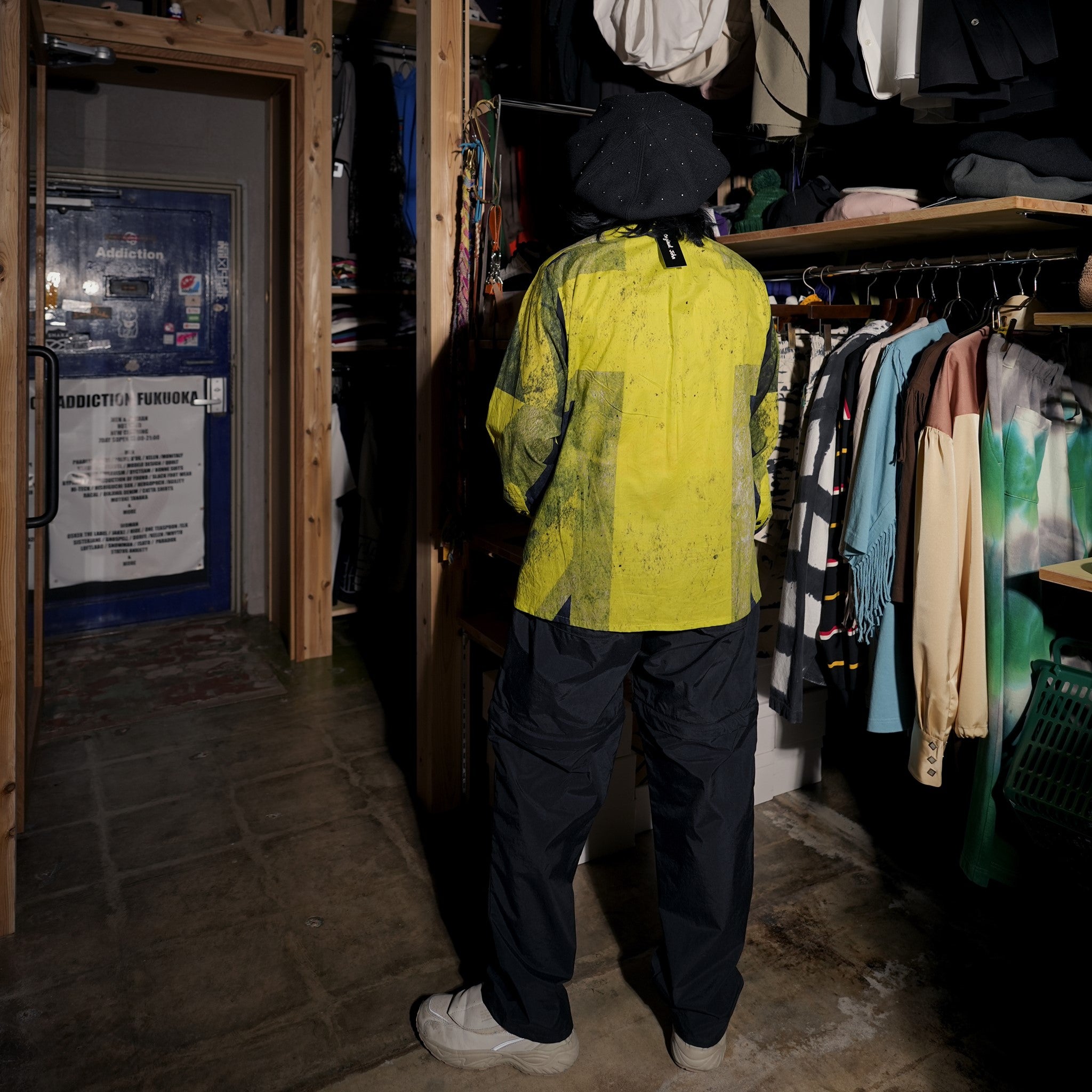 SH531 | DUSTY UNIONJACK SHIRTS TRICOLOUR | Color:Tricolour/Yellow【ORIGINAL JOHN_オリジナルジョン】