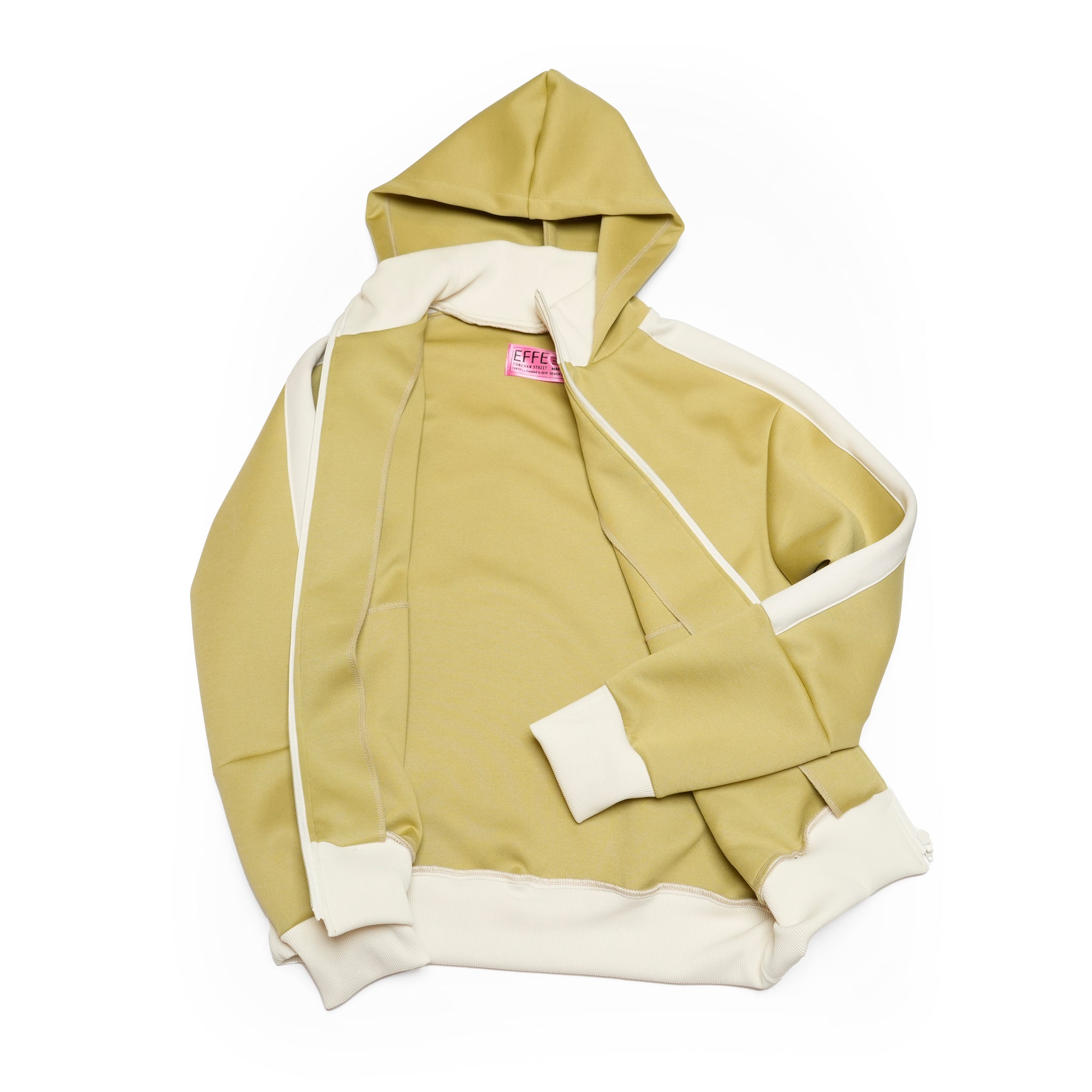 efmm-15_Pistàcchio | High Neck Zip Hoodie | Color:Pistàcchio【EFFECTEN_エフェクテン】【archive】