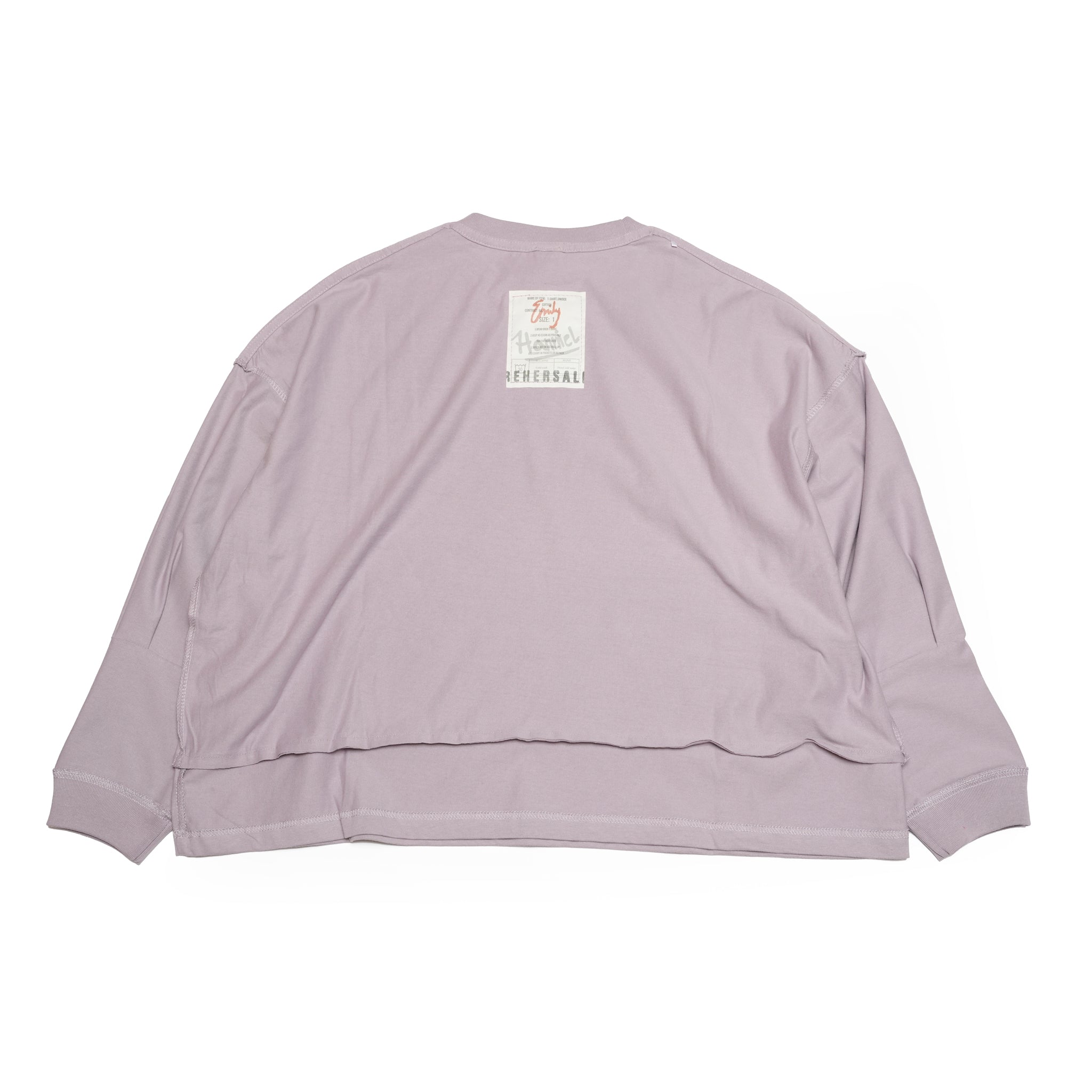 MATE-249 | リバーシブルBIGロンT | Color:Wht/Blk | Size-1【REHERSALL_リハーズオール】