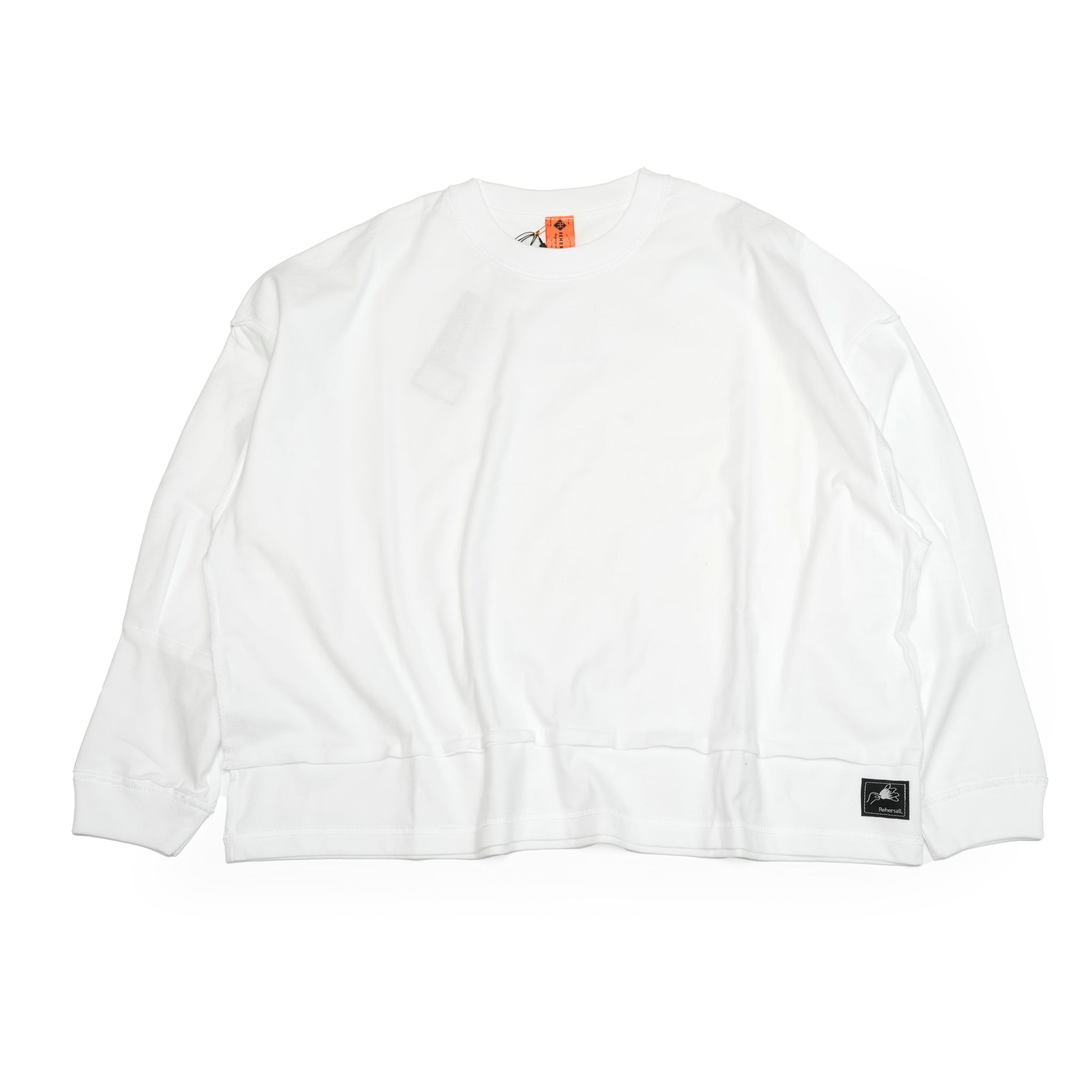 MATE-249 | リバーシブルBIGロンT | Color:Wht/Blk | Size-1【REHERSALL_リハーズオール】