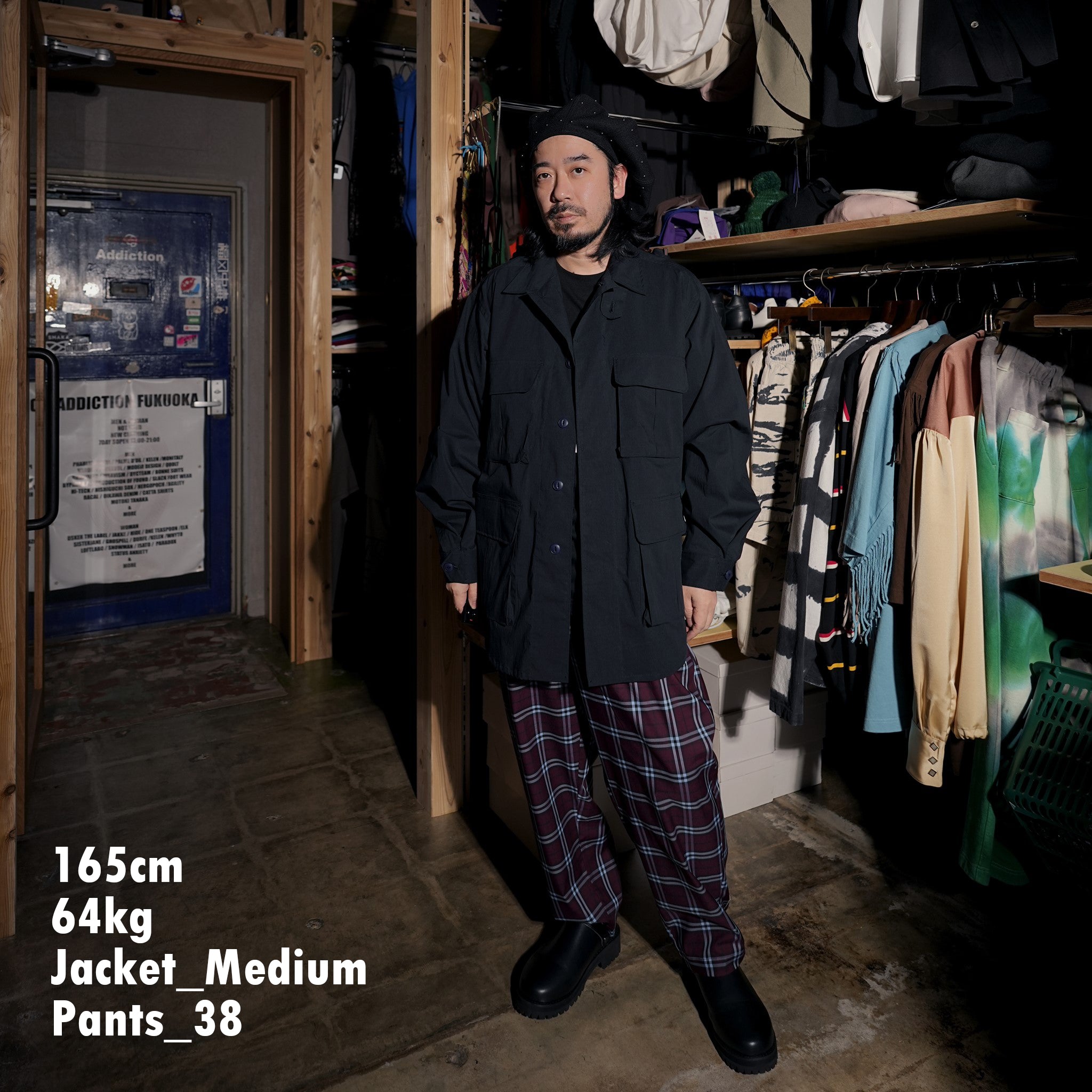 BDU-01_B | BDU 6 POCKET SHIRT-COTTON NYLON | Color:Navy【CATTA_カッタ】【archive】
