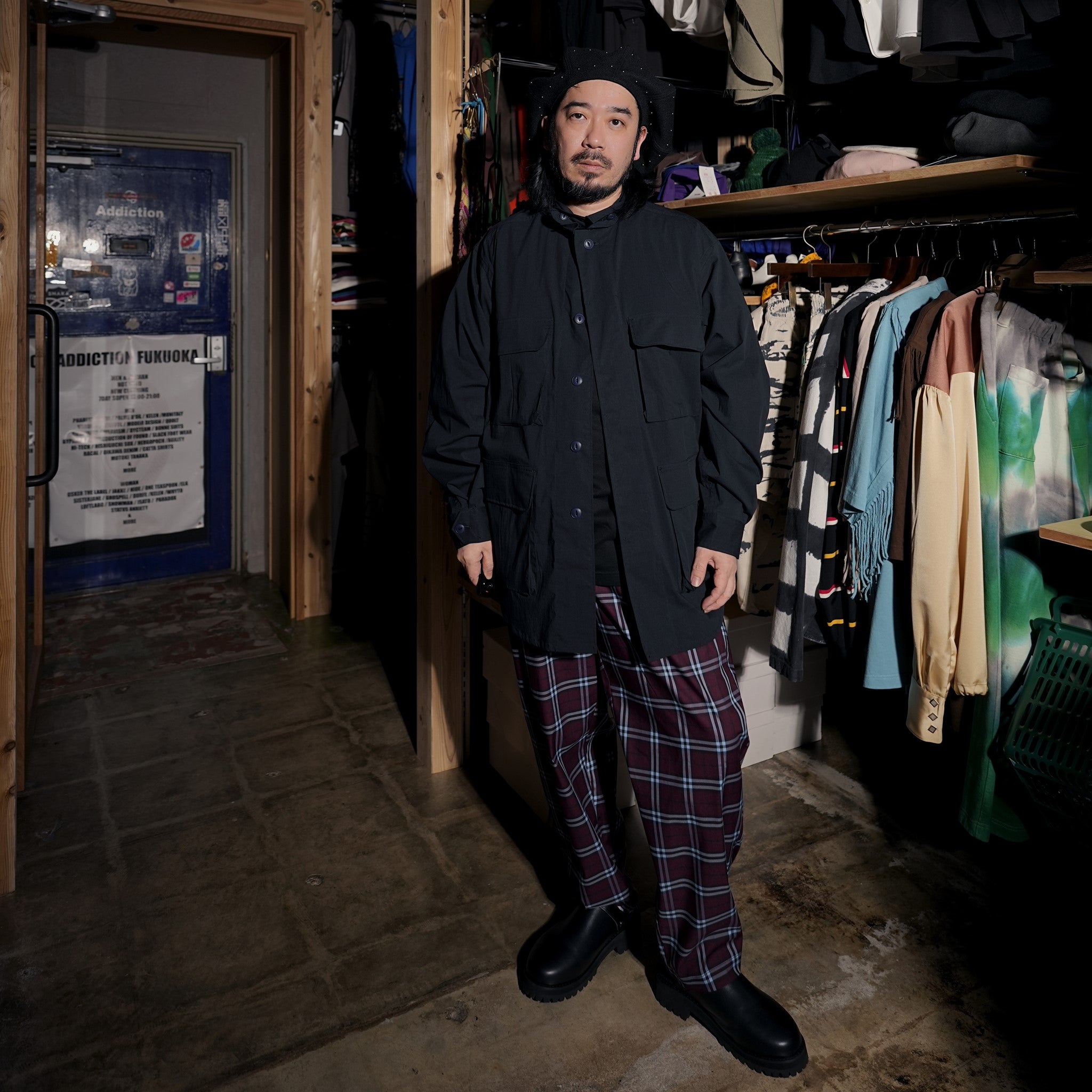 BDU-01_B | BDU 6 POCKET SHIRT-COTTON NYLON | Color:Navy【CATTA_カッタ】【archive】