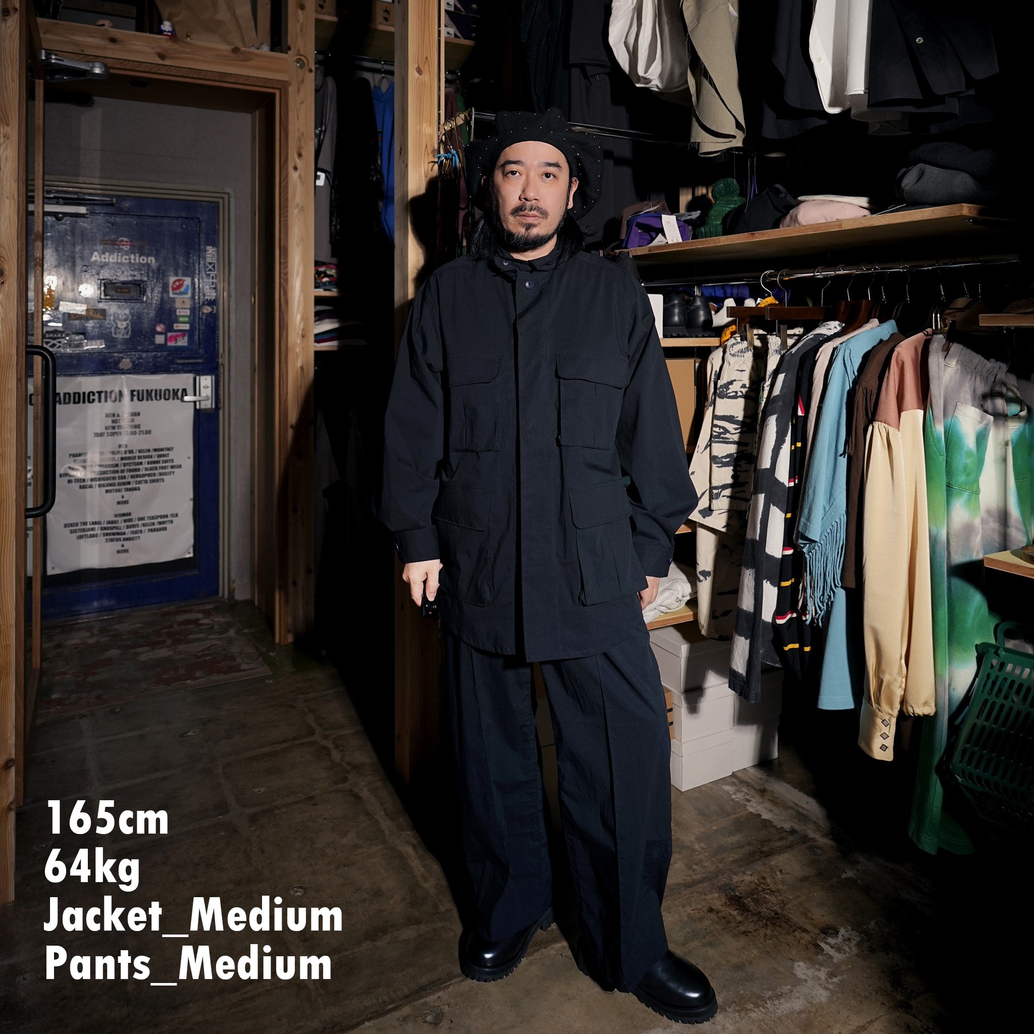 BDU-01_B | BDU 6 POCKET SHIRT-COTTON NYLON | Color:Navy【CATTA_カッタ】【archive】