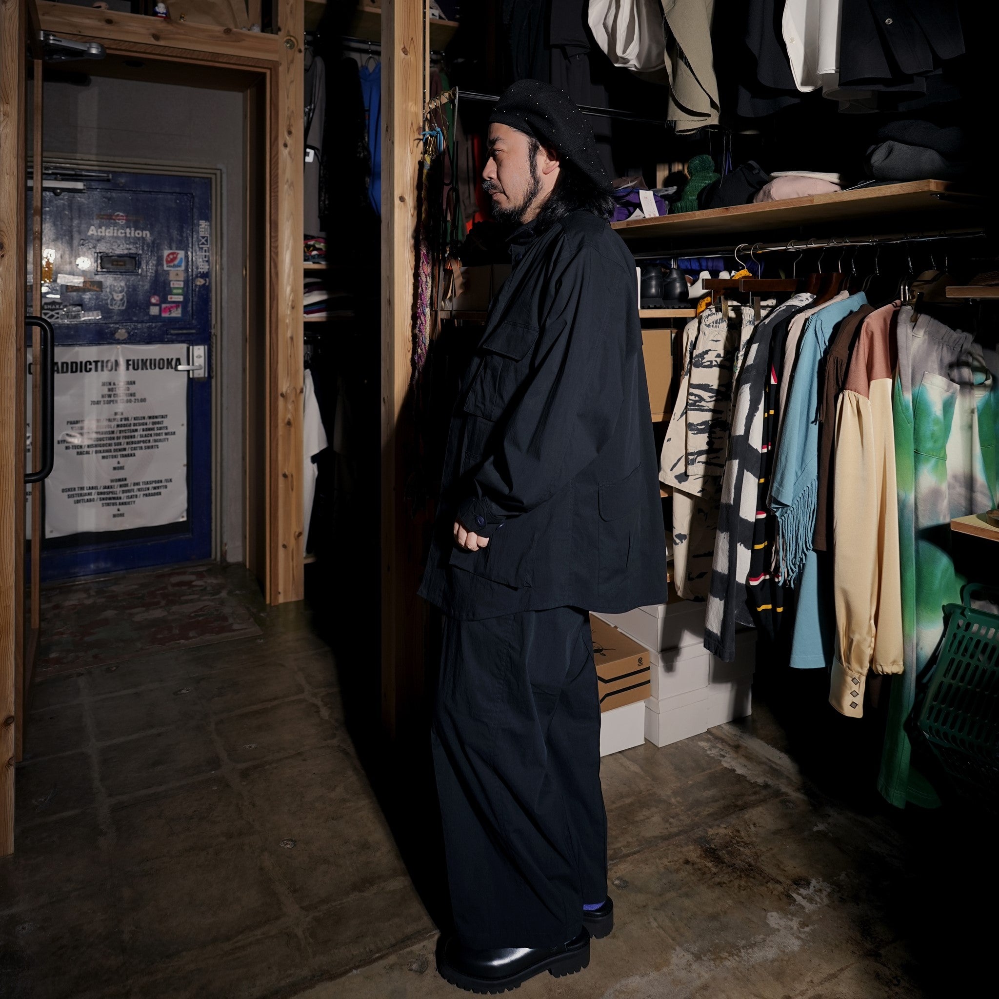 BDU-01_B | BDU 6 POCKET SHIRT-COTTON NYLON | Color:Navy【CATTA_カッタ】【archive】