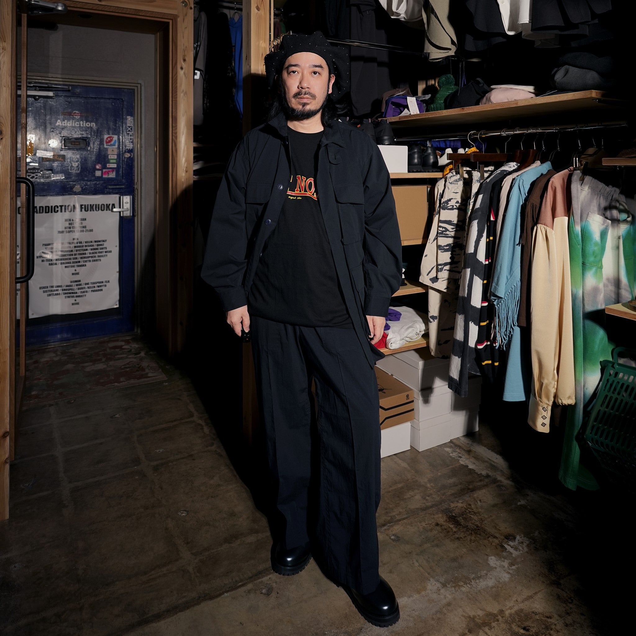 BDU-01_B | BDU 6 POCKET SHIRT-COTTON NYLON | Color:Navy【CATTA_カッタ】【archive】