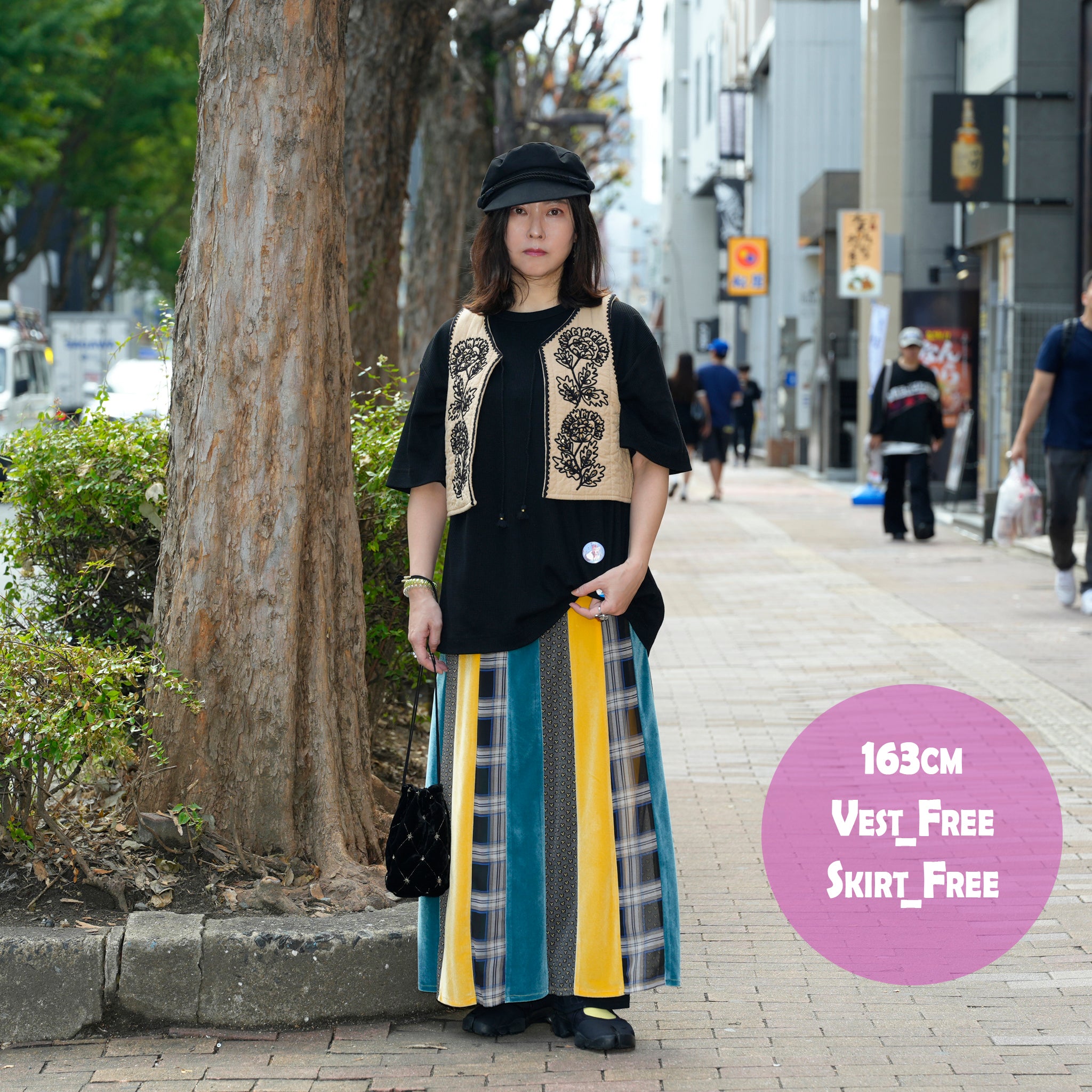 COTTON DORI EMBROIDERY VEST | Color_Beige | No_020952se4_beige【SARA MALLIKA_サラマリカ】