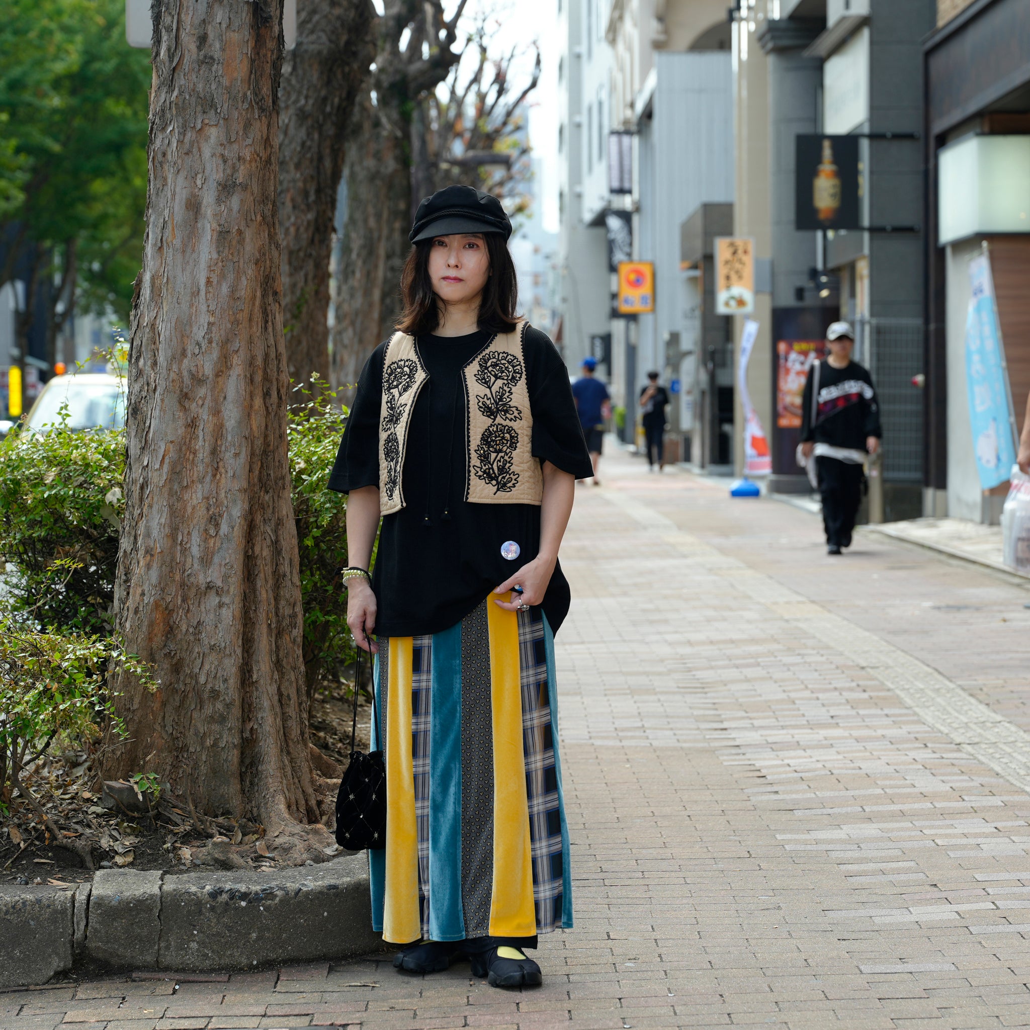 COTTON DORI EMBROIDERY VEST | Color_Beige | No_020952se4_beige【SARA MALLIKA_サラマリカ】