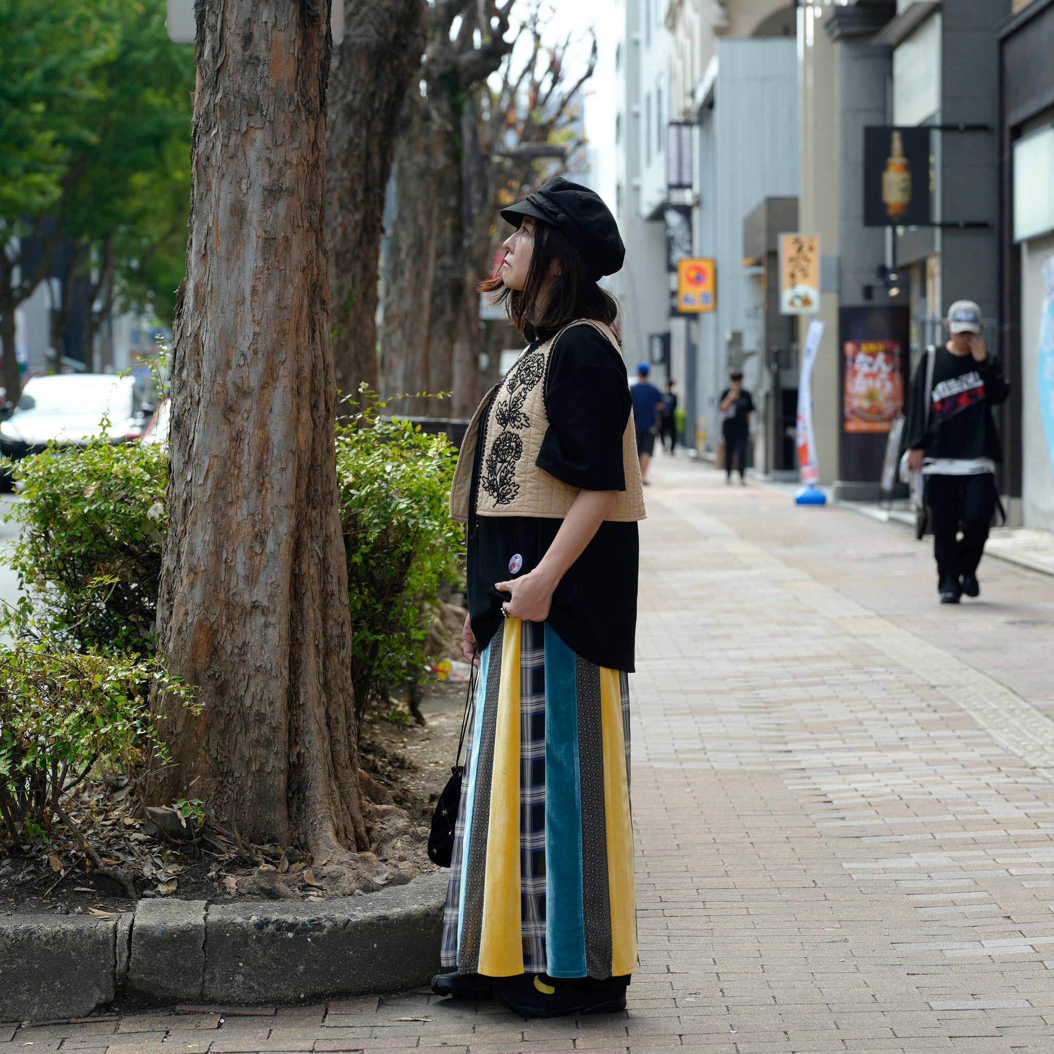 COTTON DORI EMBROIDERY VEST | Color_Beige | No_020952se4_beige【SARA MALLIKA_サラマリカ】