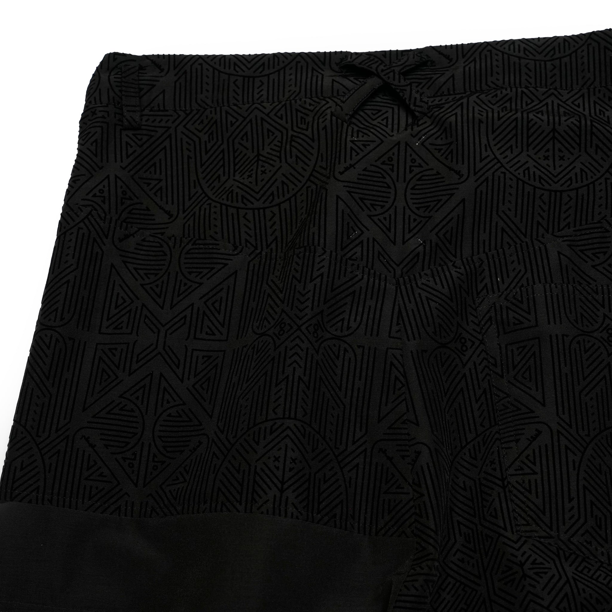 SF25SS-10_Black | Stone Yard Floc Wide Pants | Color:Black【STOF_ストフ】【archive】