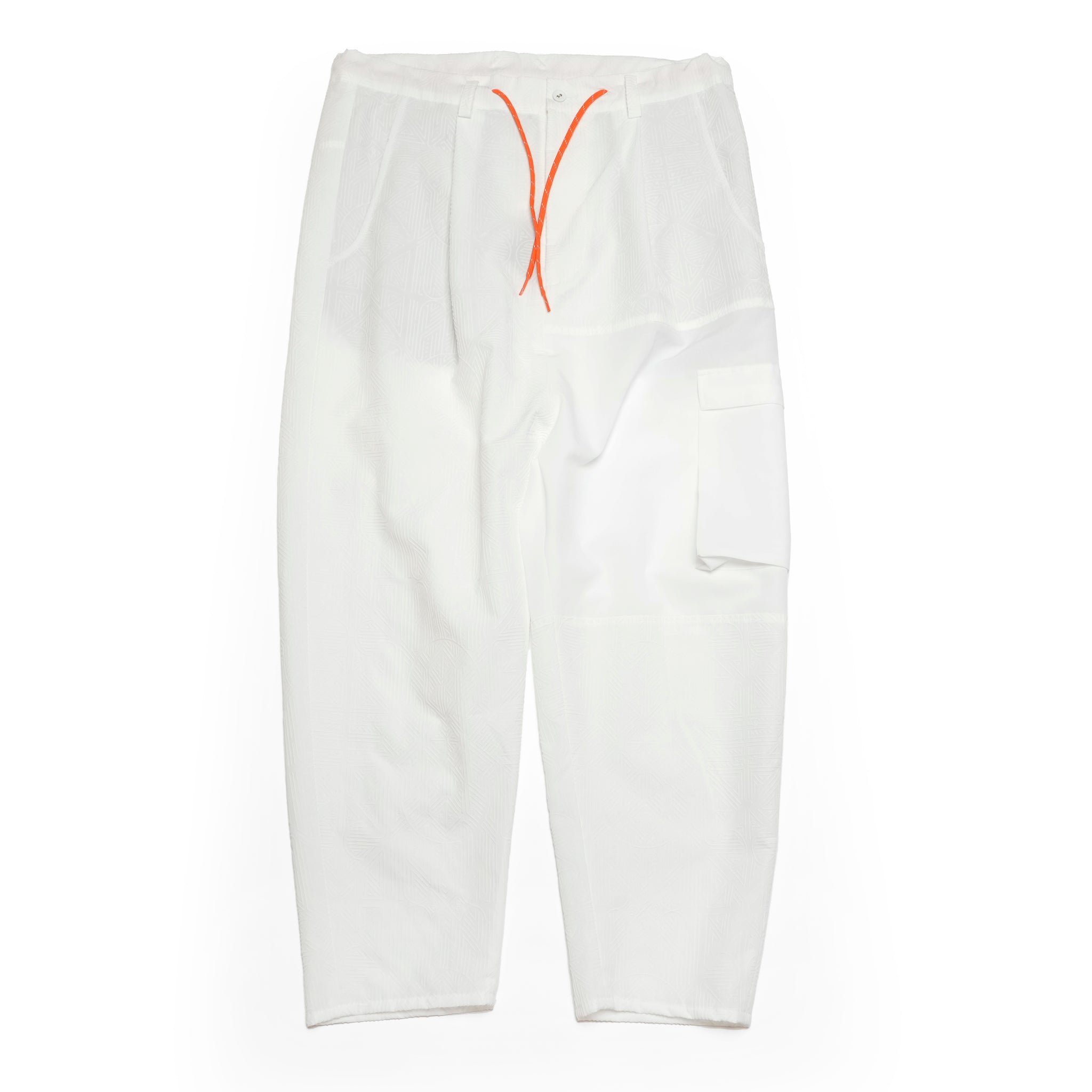 SF25SS-10_White | Stone Yard Floc Wide Pants | Color:White【STOF_ストフ】【archive】