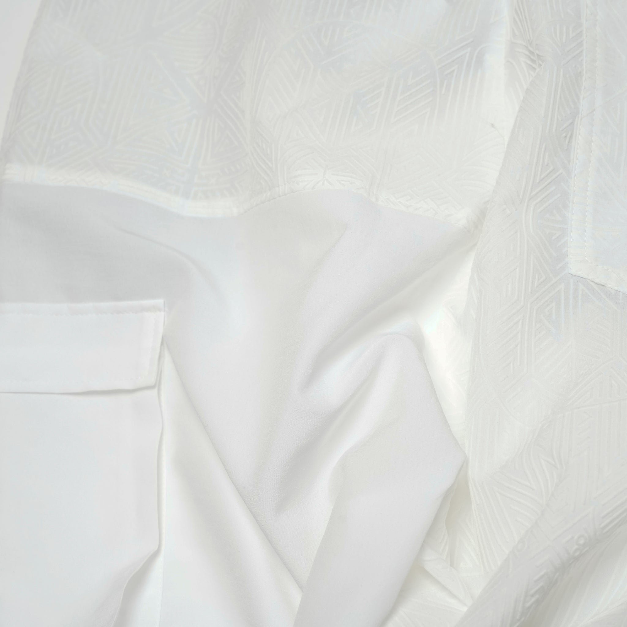 SF25SS-10_White | Stone Yard Floc Wide Pants | Color:White【STOF_ストフ】【archive】