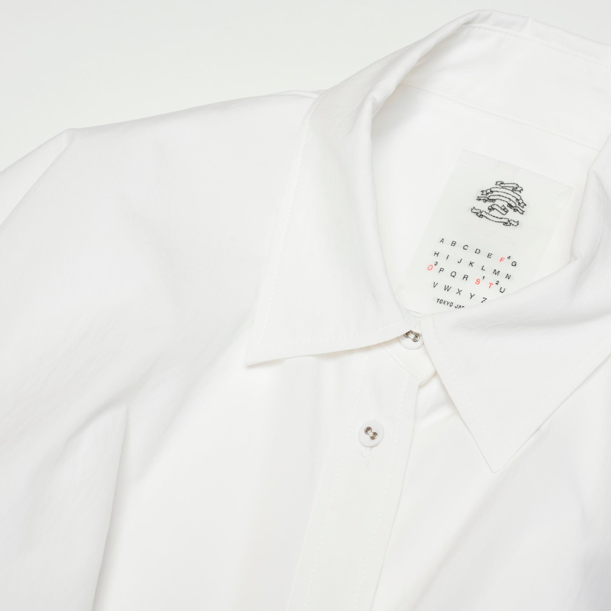 SF25SS-05_White | 37.5® SAMUE Shirt | Color:White【STOF_ストフ】【archive】