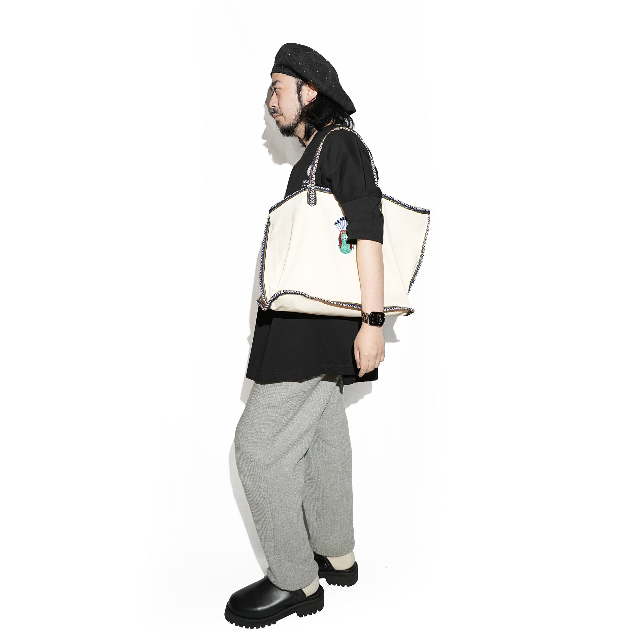 M31901-1 | Cinta Tote | Color:Natural【MONITALY_モニタリー】