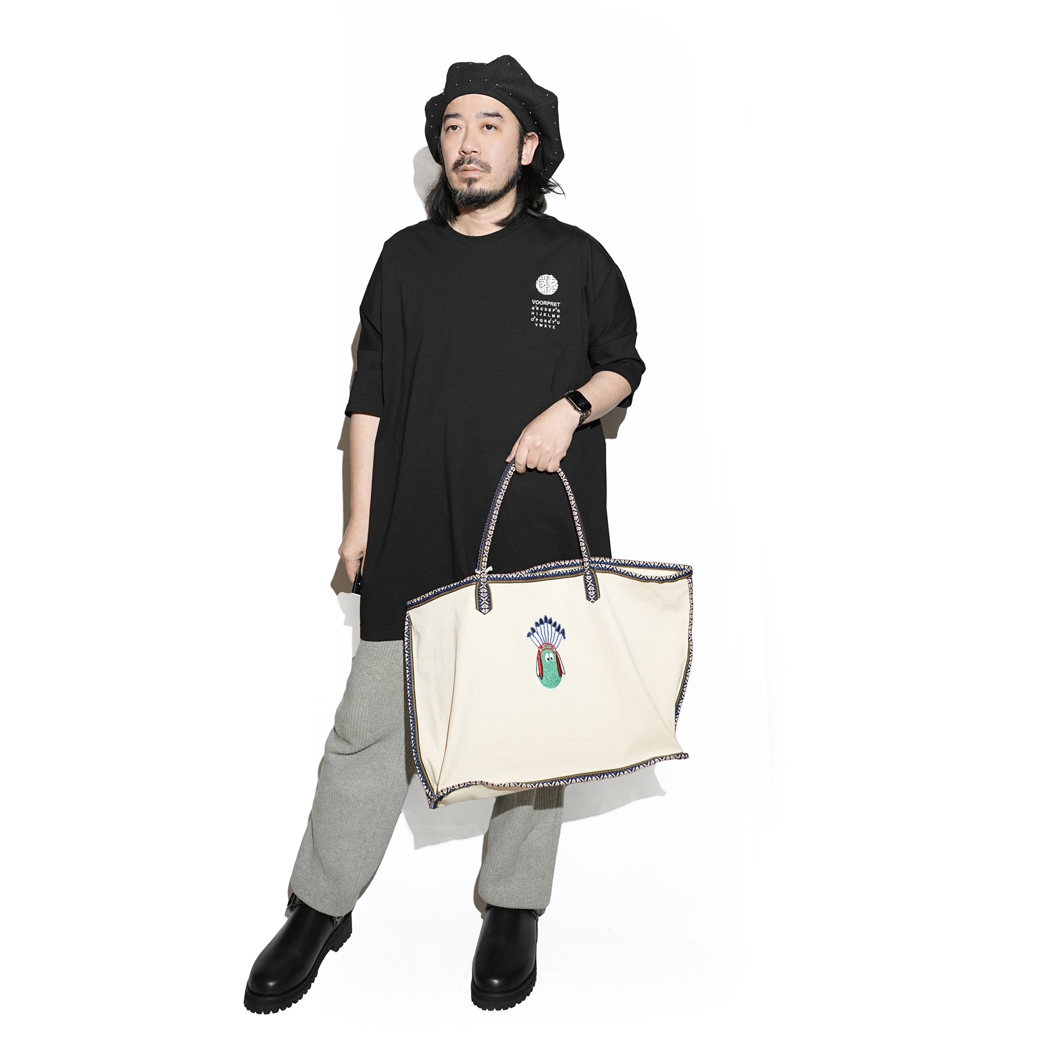 M31901-1 | Cinta Tote | Color:Natural【MONITALY_モニタリー】
