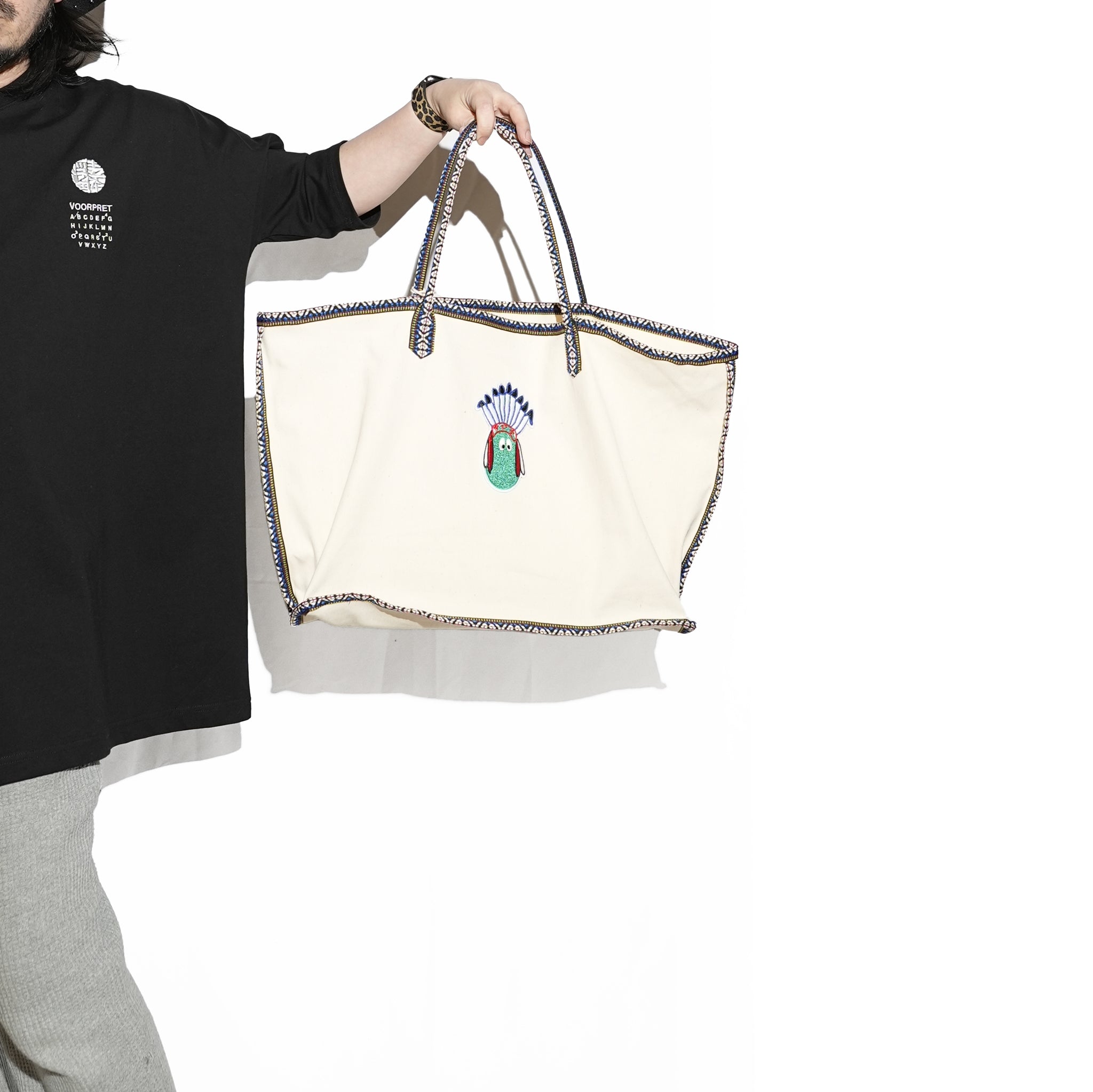 M31901-1 | Cinta Tote | Color:Natural【MONITALY_モニタリー】