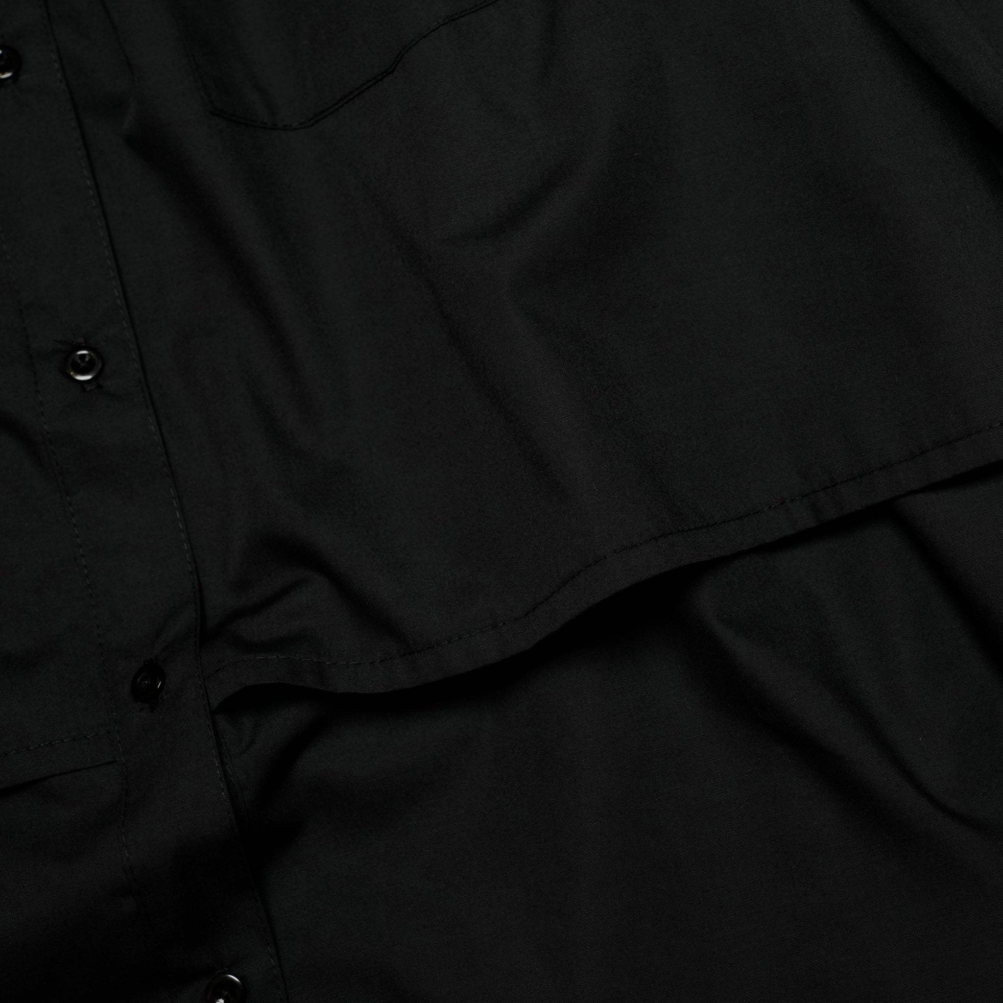 Really long shirt | Color:Black【ANIELE STROZ】 | SS24SH01_Bl