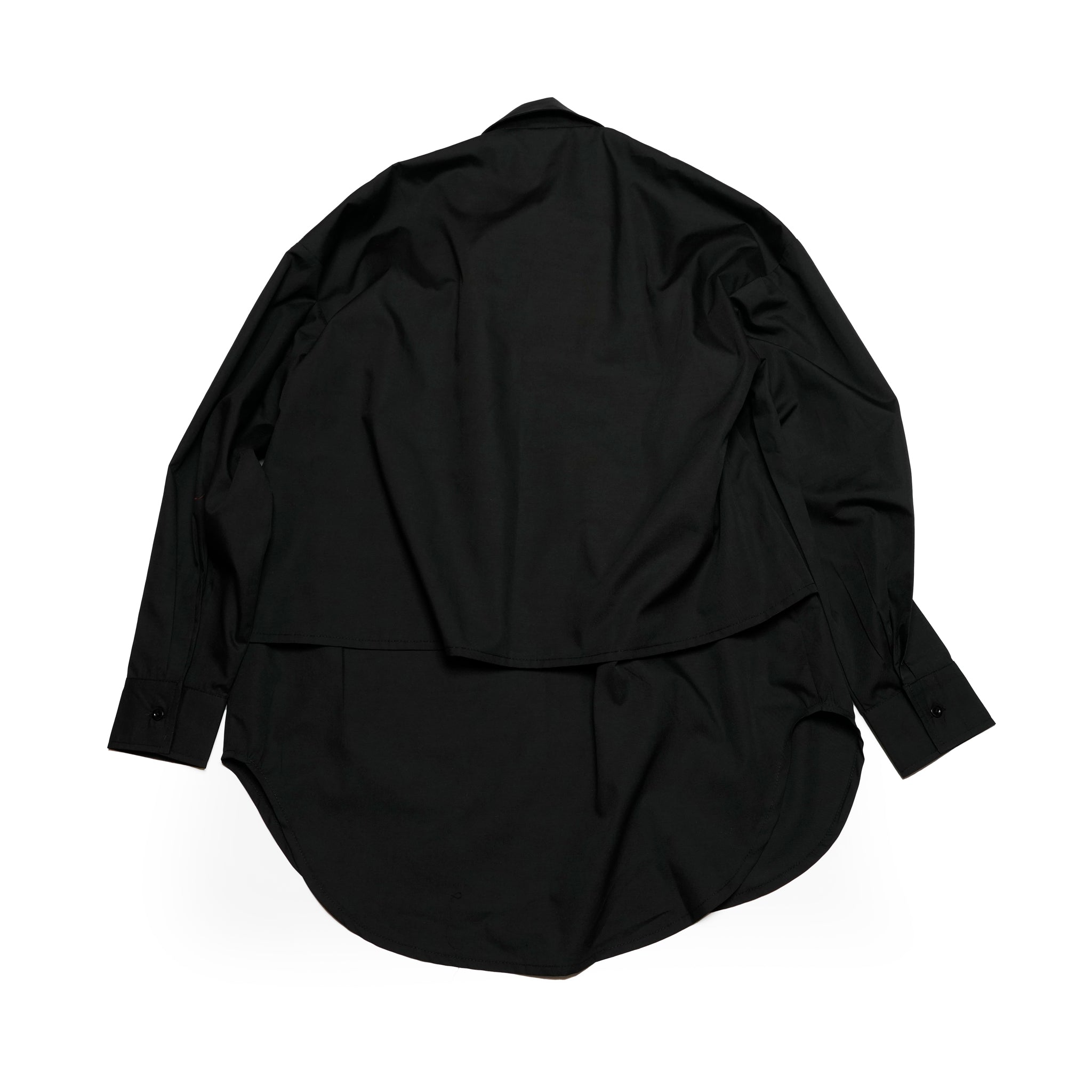 Really long shirt | Color:Black【ANIELE STROZ】 | SS24SH01_Bl