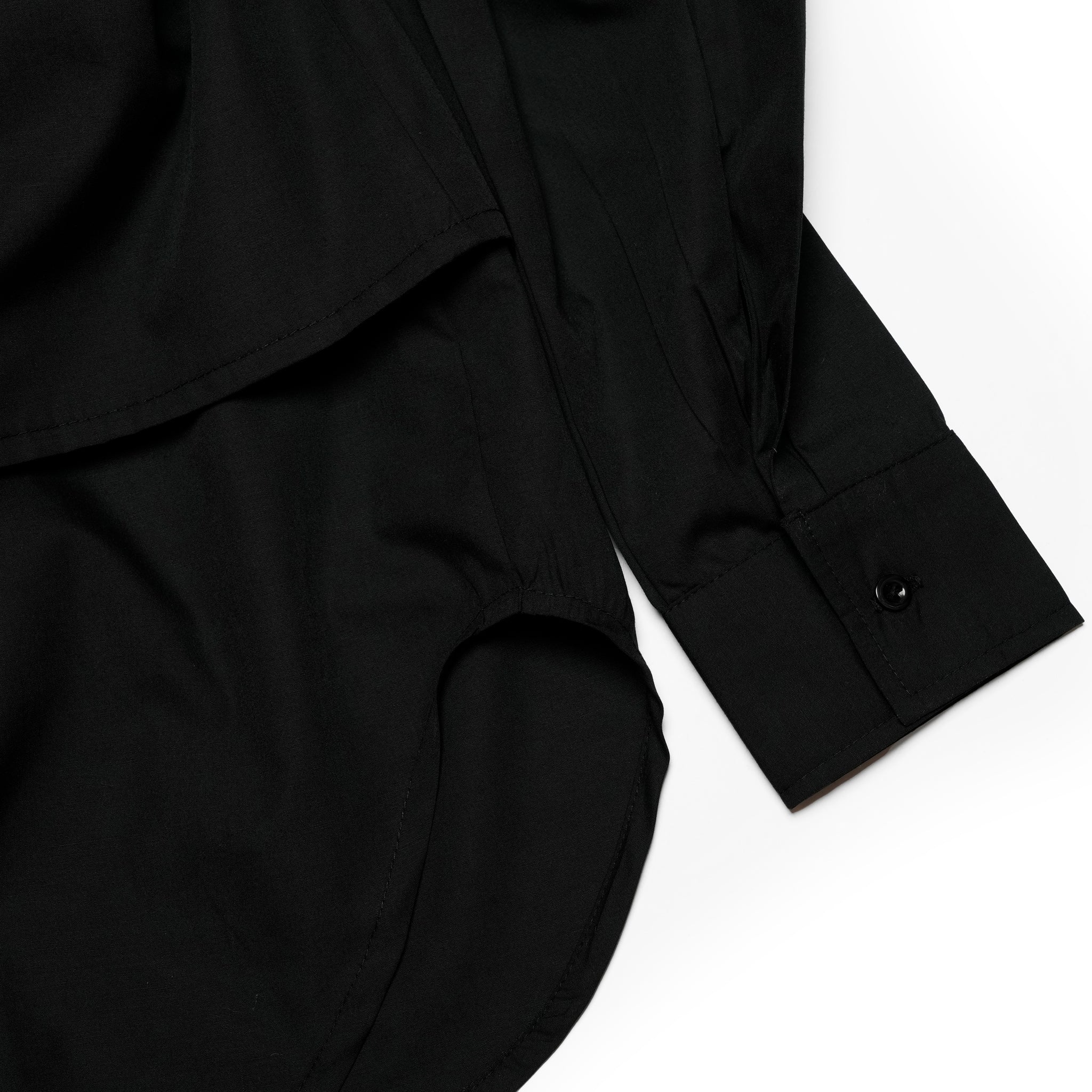 Really long shirt | Color:Black【ANIELE STROZ】 | SS24SH01_Bl