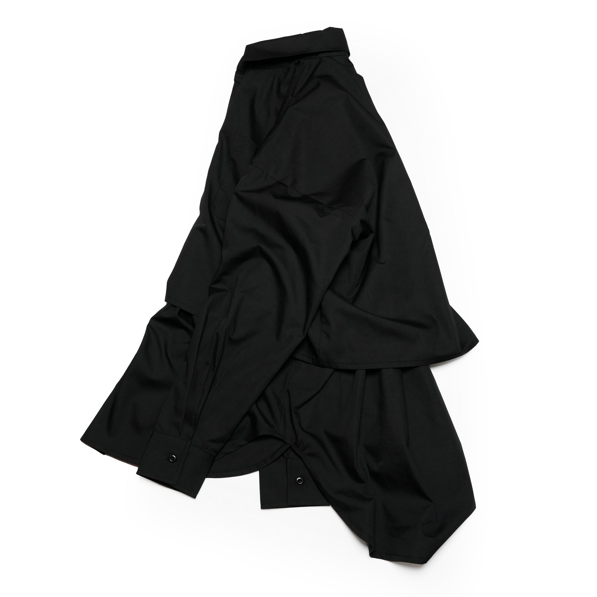 Really long shirt | Color:Black【ANIELE STROZ】 | SS24SH01_Bl
