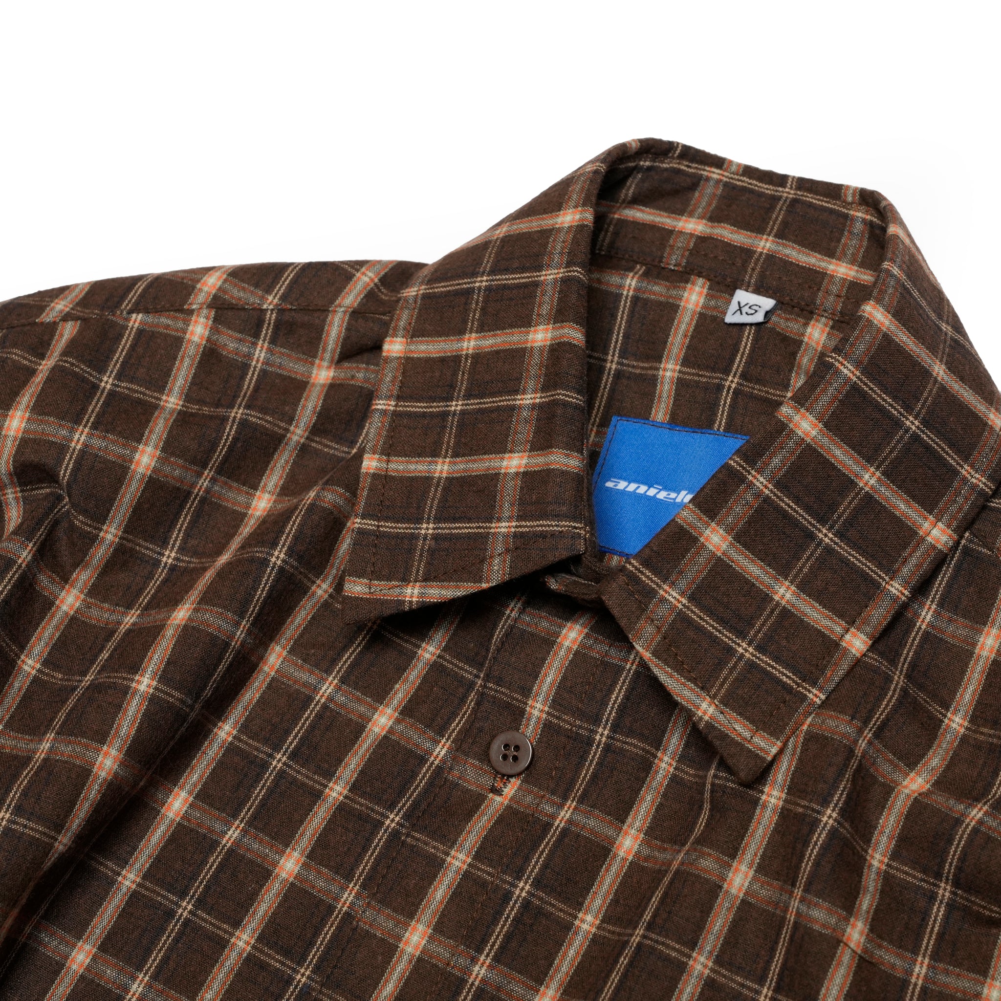 Confiant shirt | Color:Check【ANIELE STROZ】 | FW24ST01