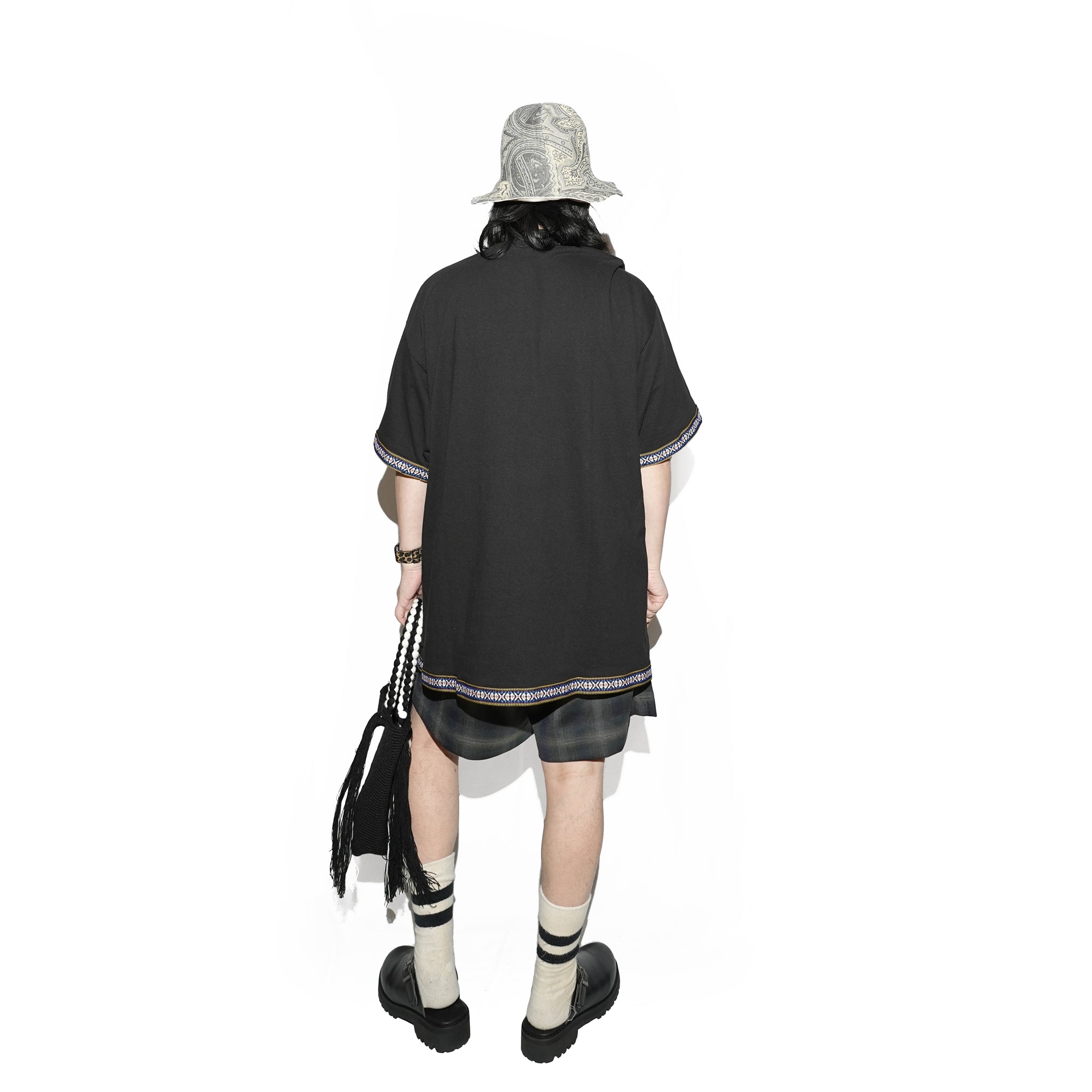 M31762-4 | Cinta Tee | Color:Black【MONITALY_モニタリー】【archive】