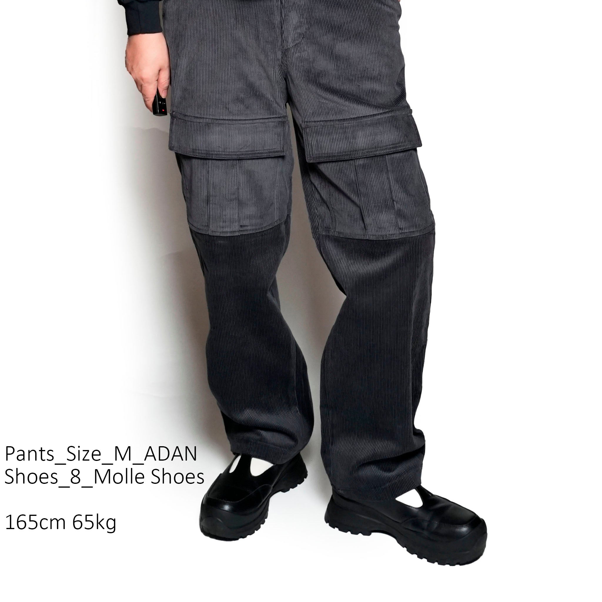 AD00264_Gray | F/CARGO PANTS | Color:Gray【ADAN_エーディーエーエヌ】