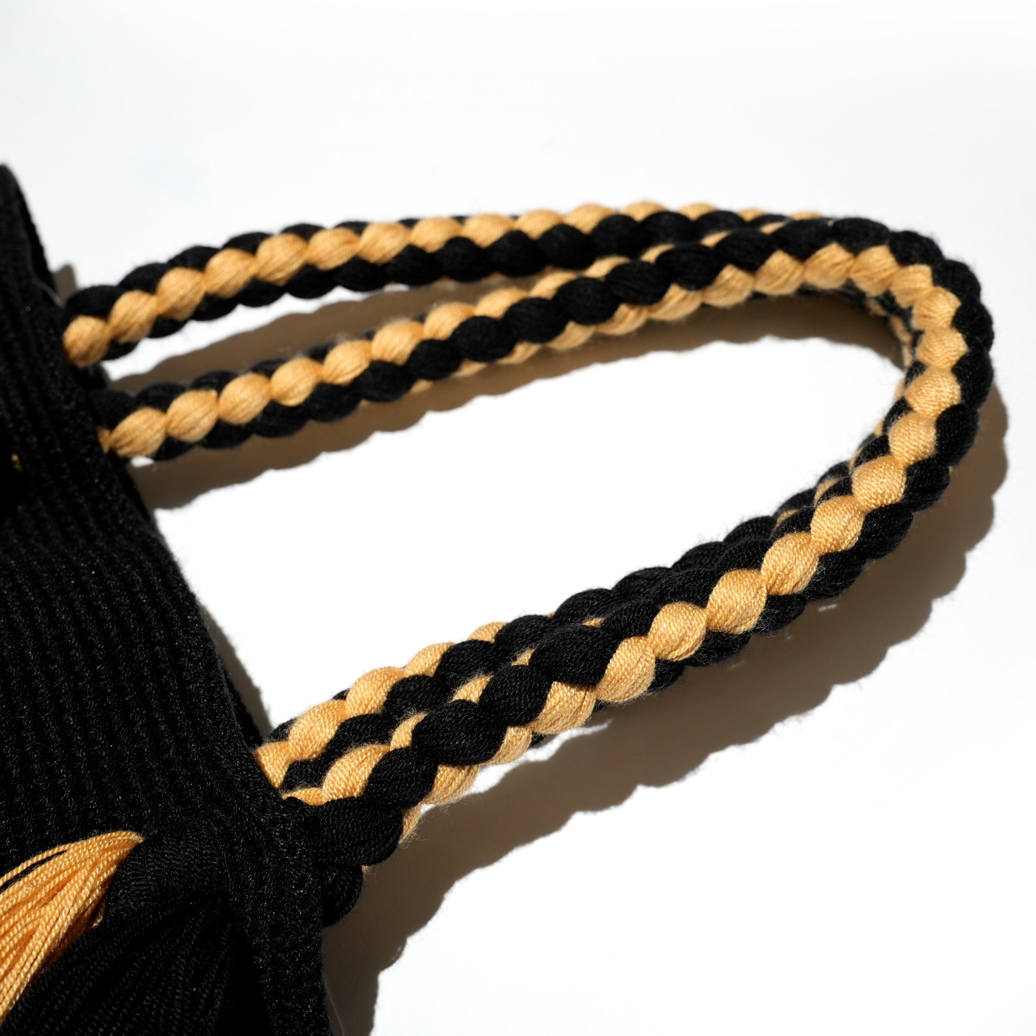 JA-24SS-TRAD2 | TRADITIONAL WAYUU PURSE | Color:#87 Black-#2615 Butter【JARDIN DEL CIELO_ジャーディン デル シエロ】