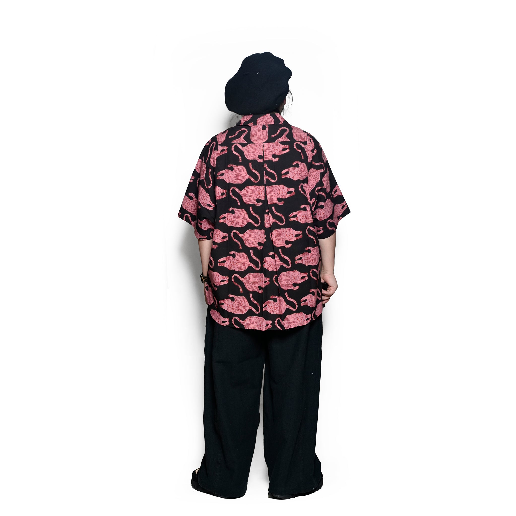 YUSUKE_Block Print Bp69 Coral | | Color:Block Print Bp69 Coral【KARDO_カルド】【archive】