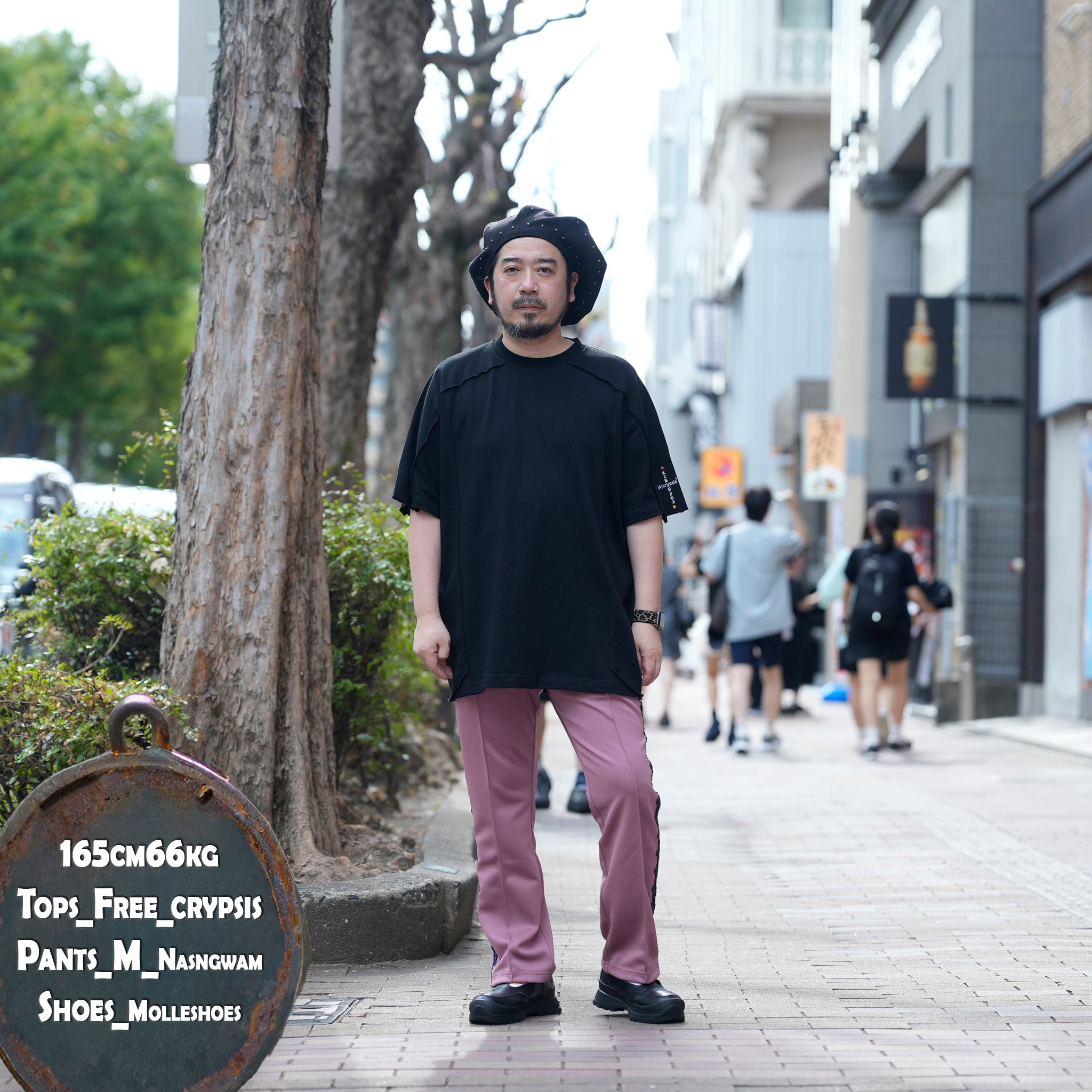 KINGSTON PANTS | Color_Smoke Pink | No_p2405301_smoke pink / Grayge / Charcoal【NASNGWAM_ナスングワム】