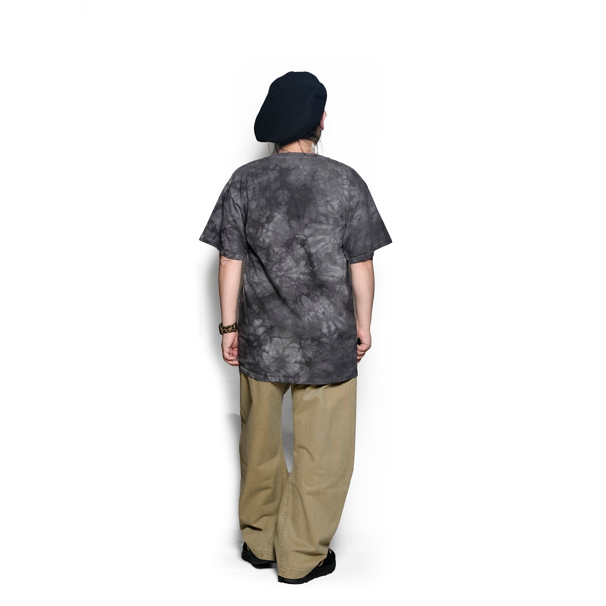 Tie-Dye Savage Zoo TEE | Color:Animal Black | 104944【THE MOUNTAIN】【LIQUID BLUE】